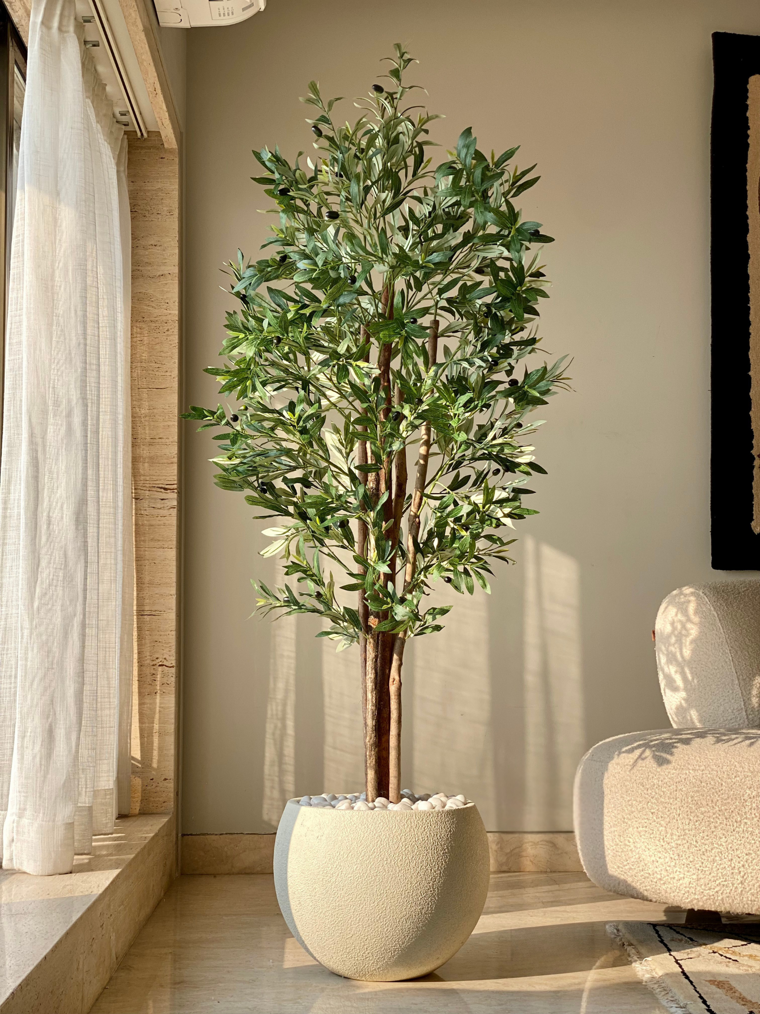 Artificial Tropical Olive Plant - 6 Feet