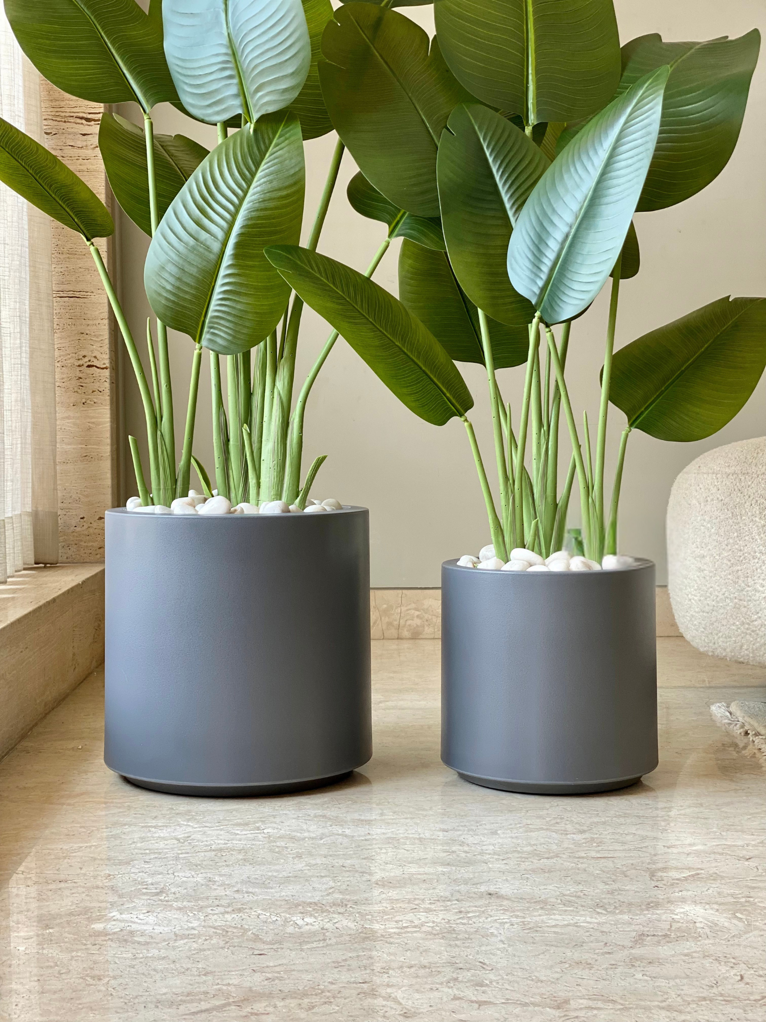 Oasis Planters - Dark Grey