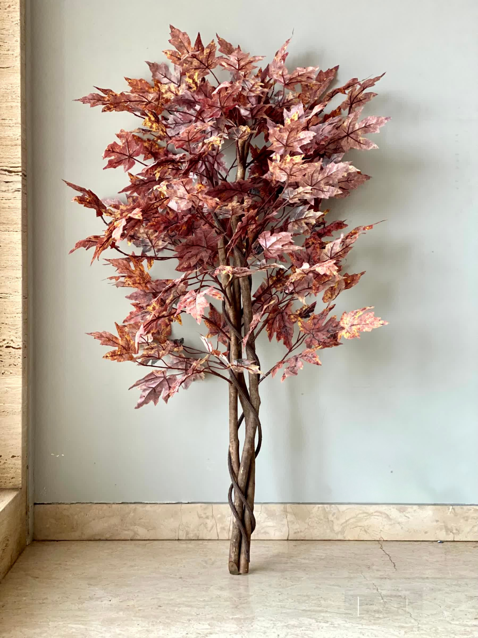 Artificial Canadian Maple Plant - 4 Feet