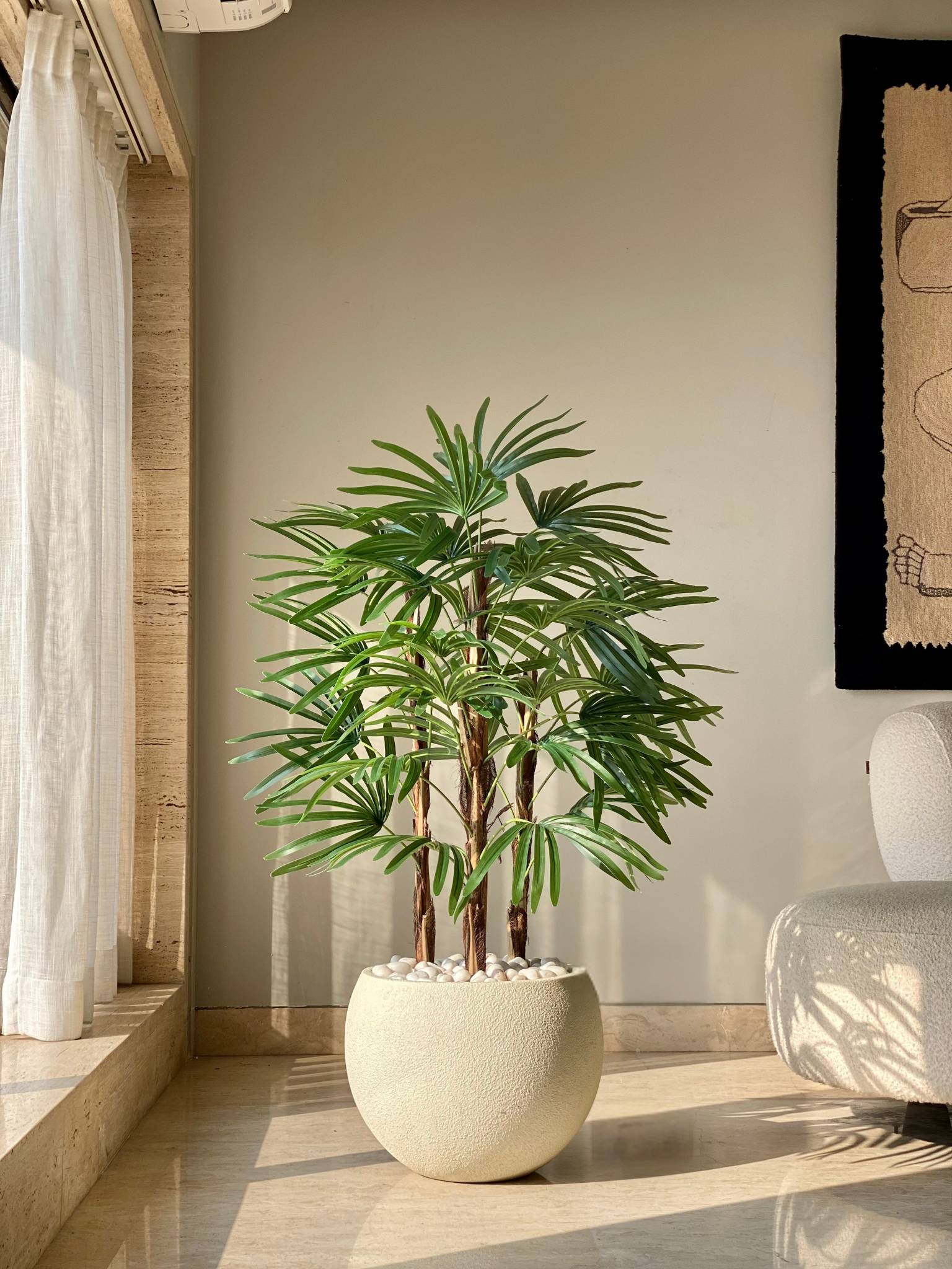 Artificial Rhapis Palm Tree - 4 Feet
