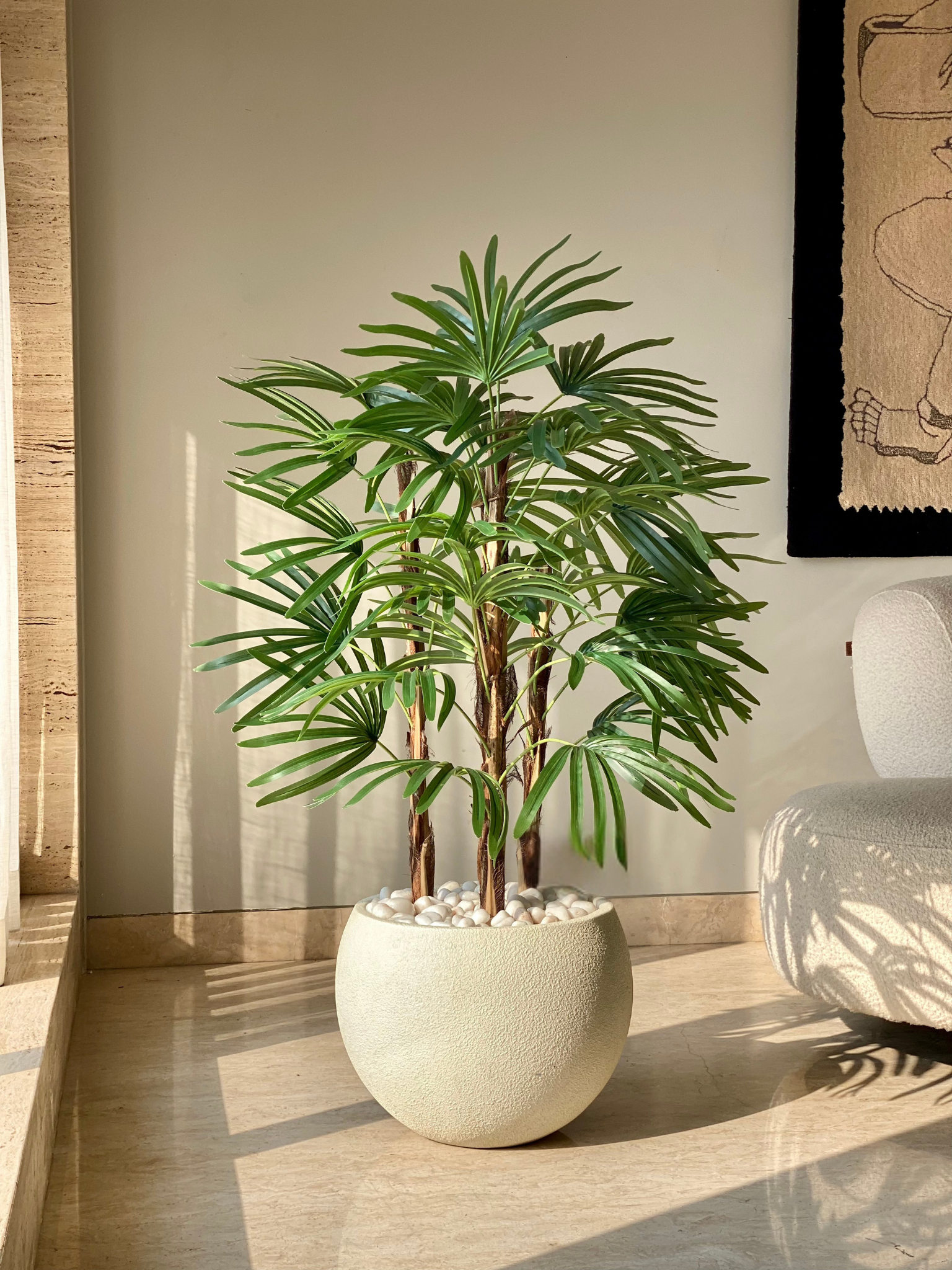 Artificial Rhapis Palm Tree - 4 Feet