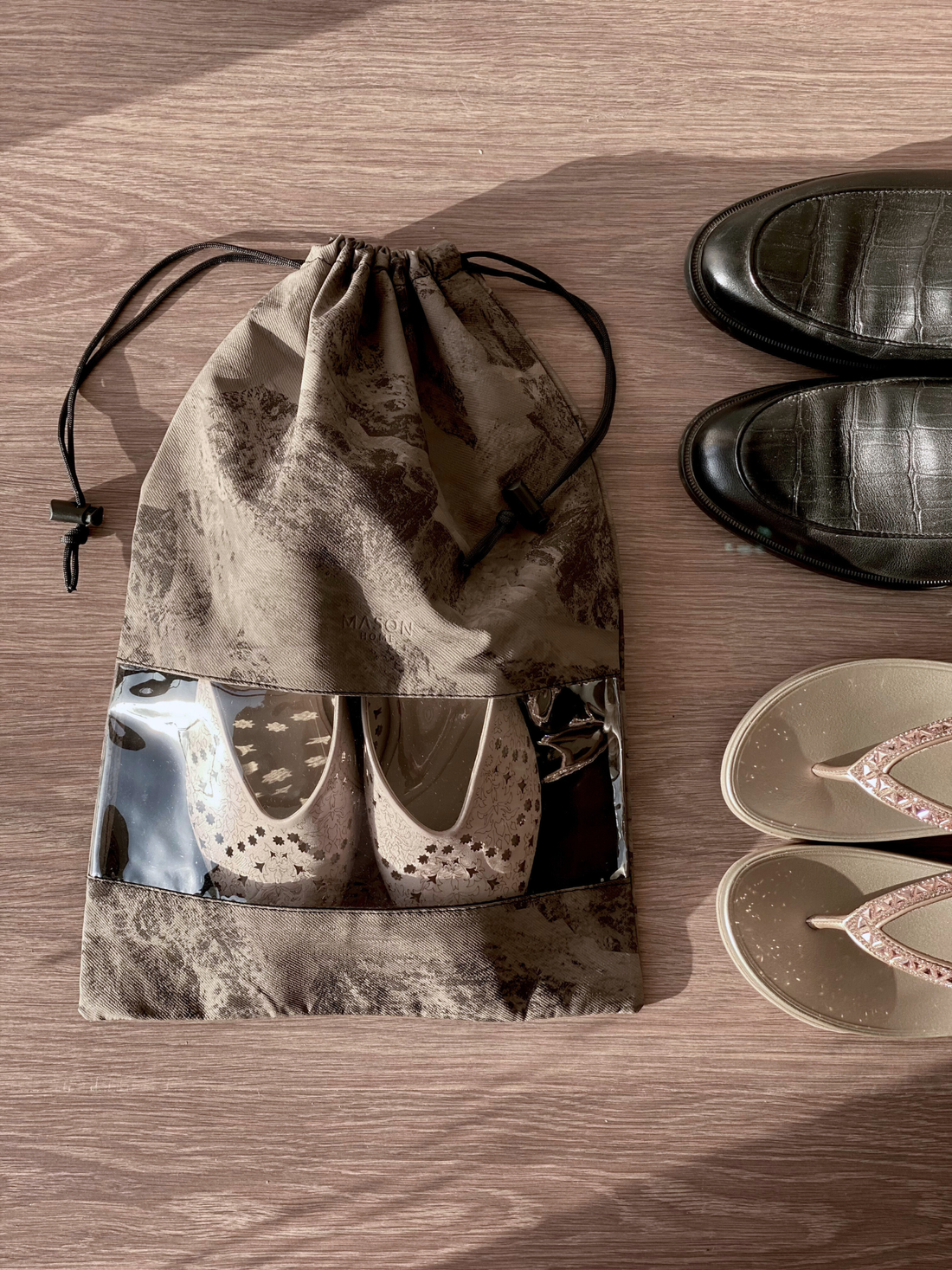 Indo Mocha Shoe Bag Pouch