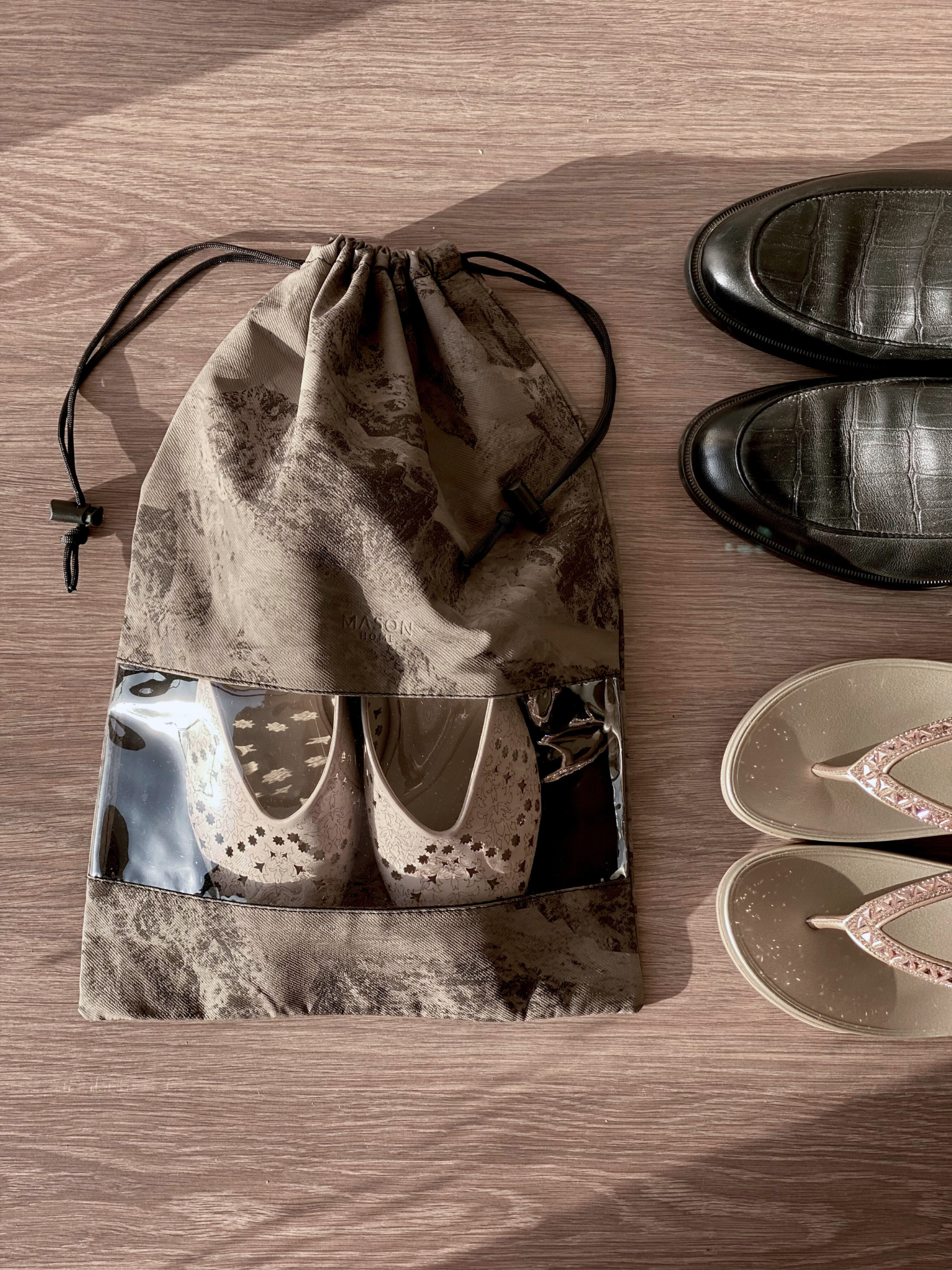 Indo Mocha Shoe Bag Pouch