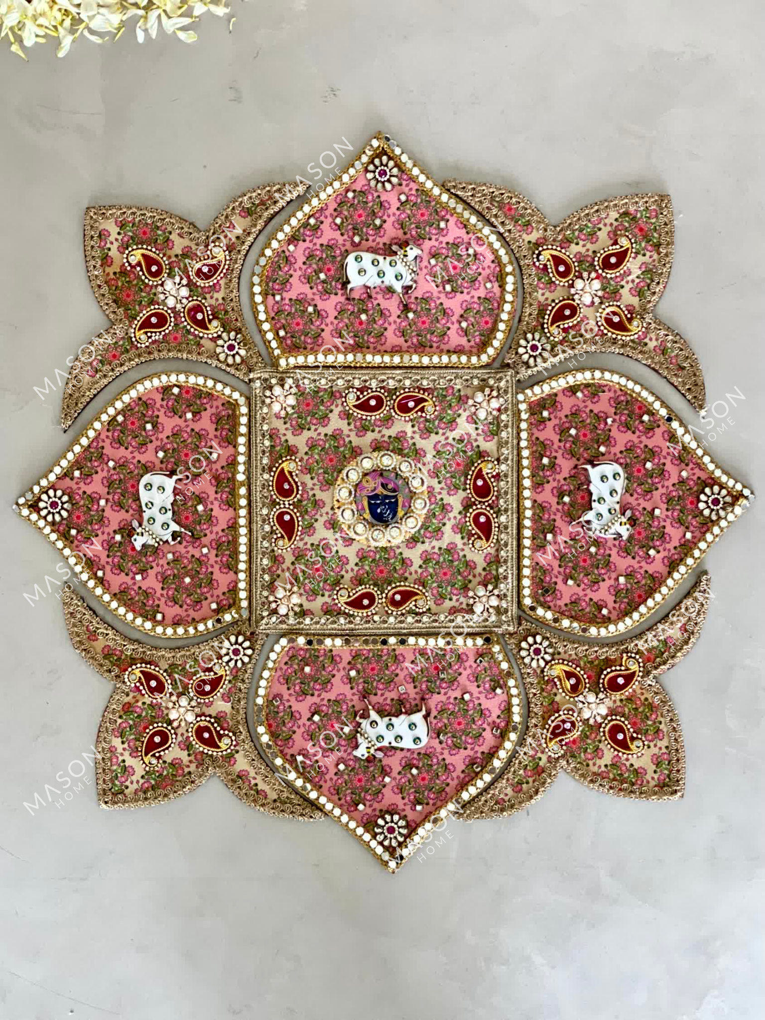 Festive Blush Rangoli