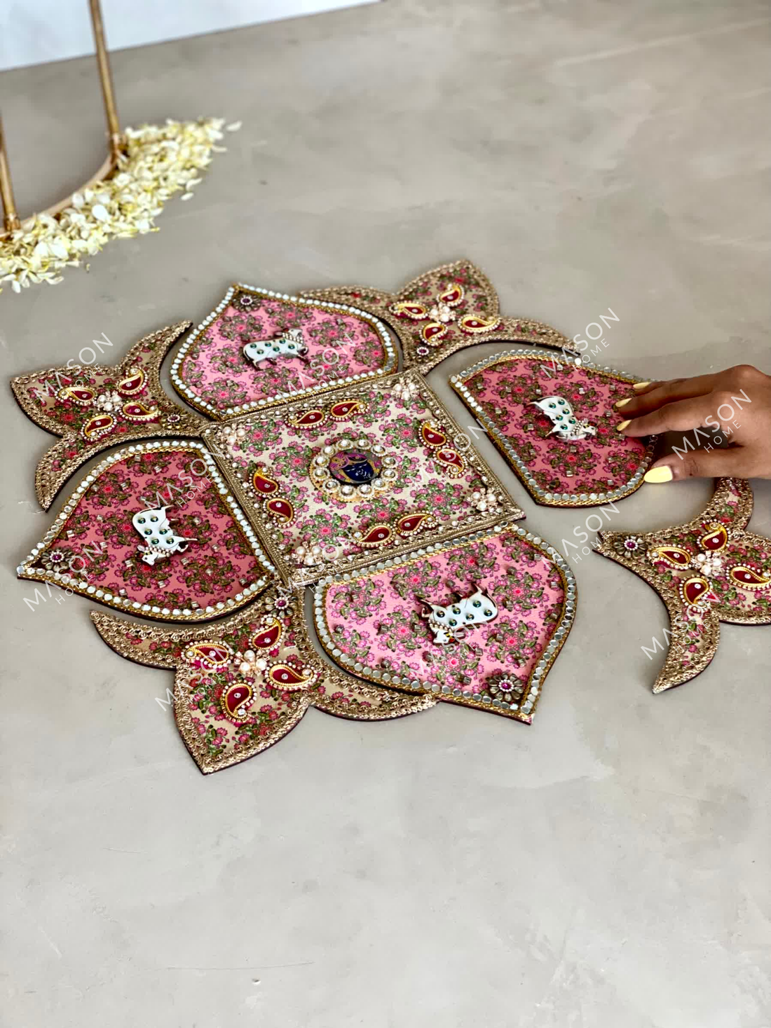 Festive Blush Rangoli