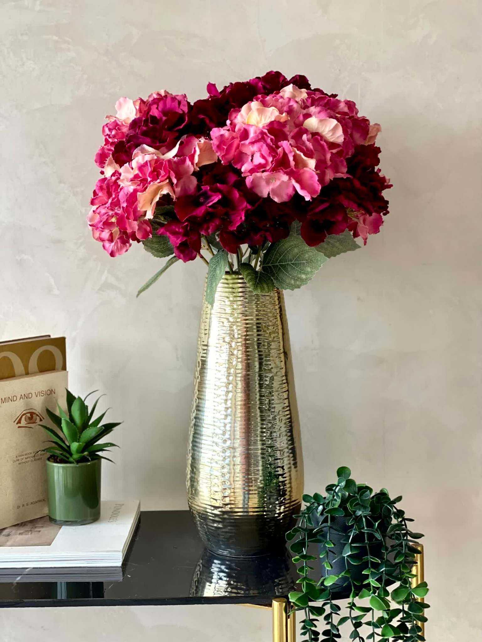 Artificial Mixed Hydrangea Flower (Set of 2)