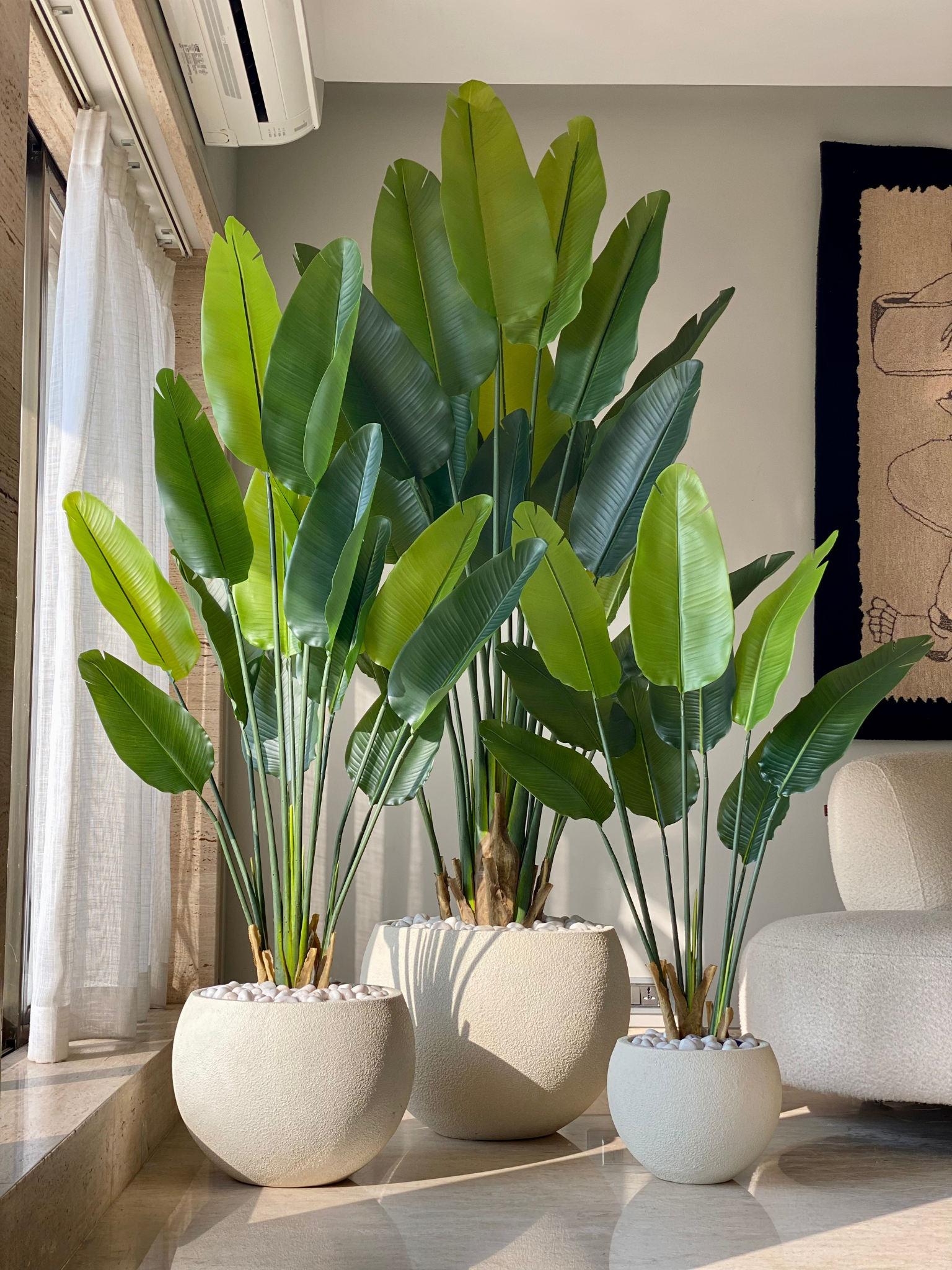 Artificial Coastal Palm Plant - 4 Feet