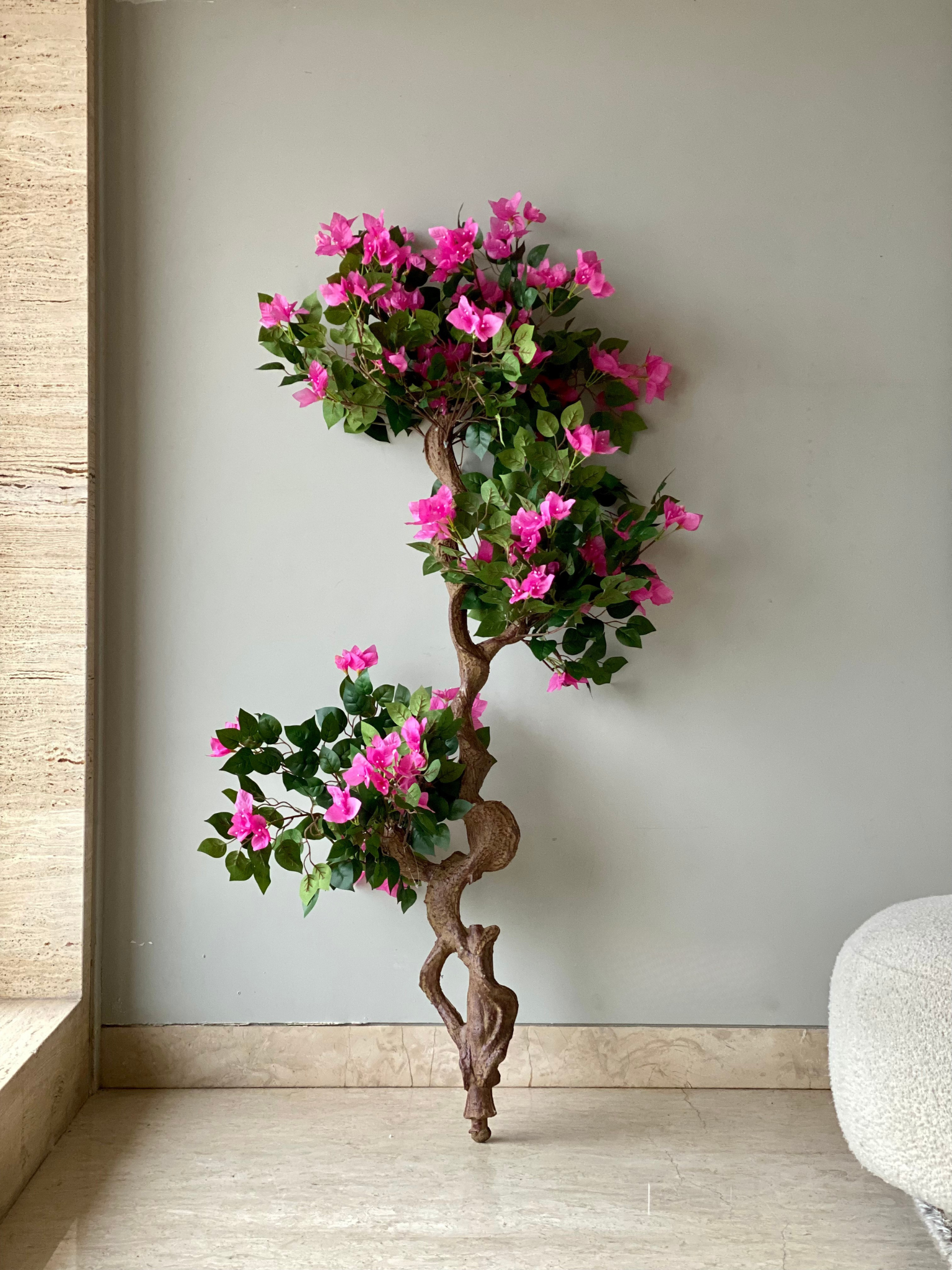 Artificial Twisted Bougainvillea Tree - 5 Feet