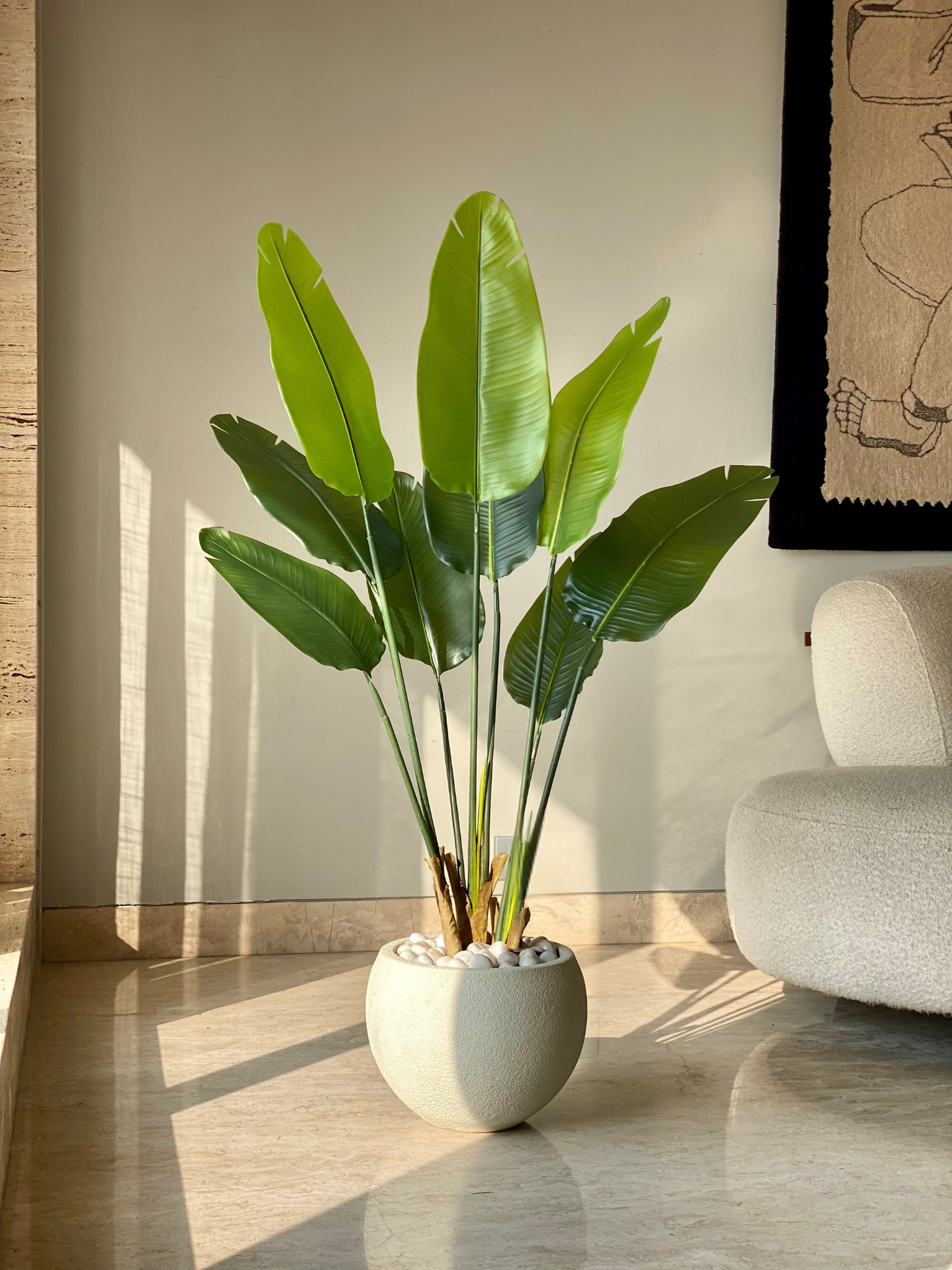 Artificial Coastal Palm Plant - 4 Feet