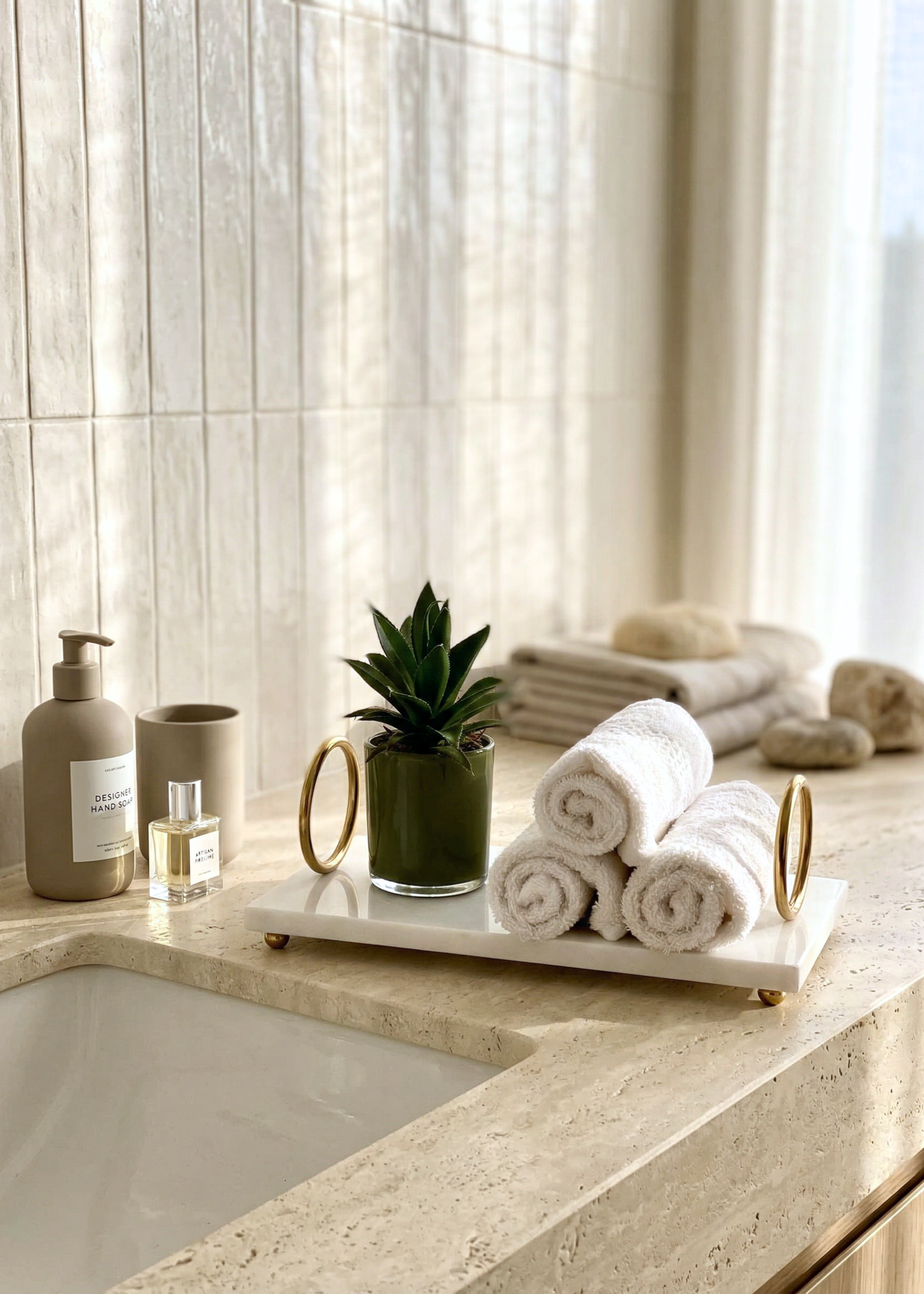 Svara Marble Tray