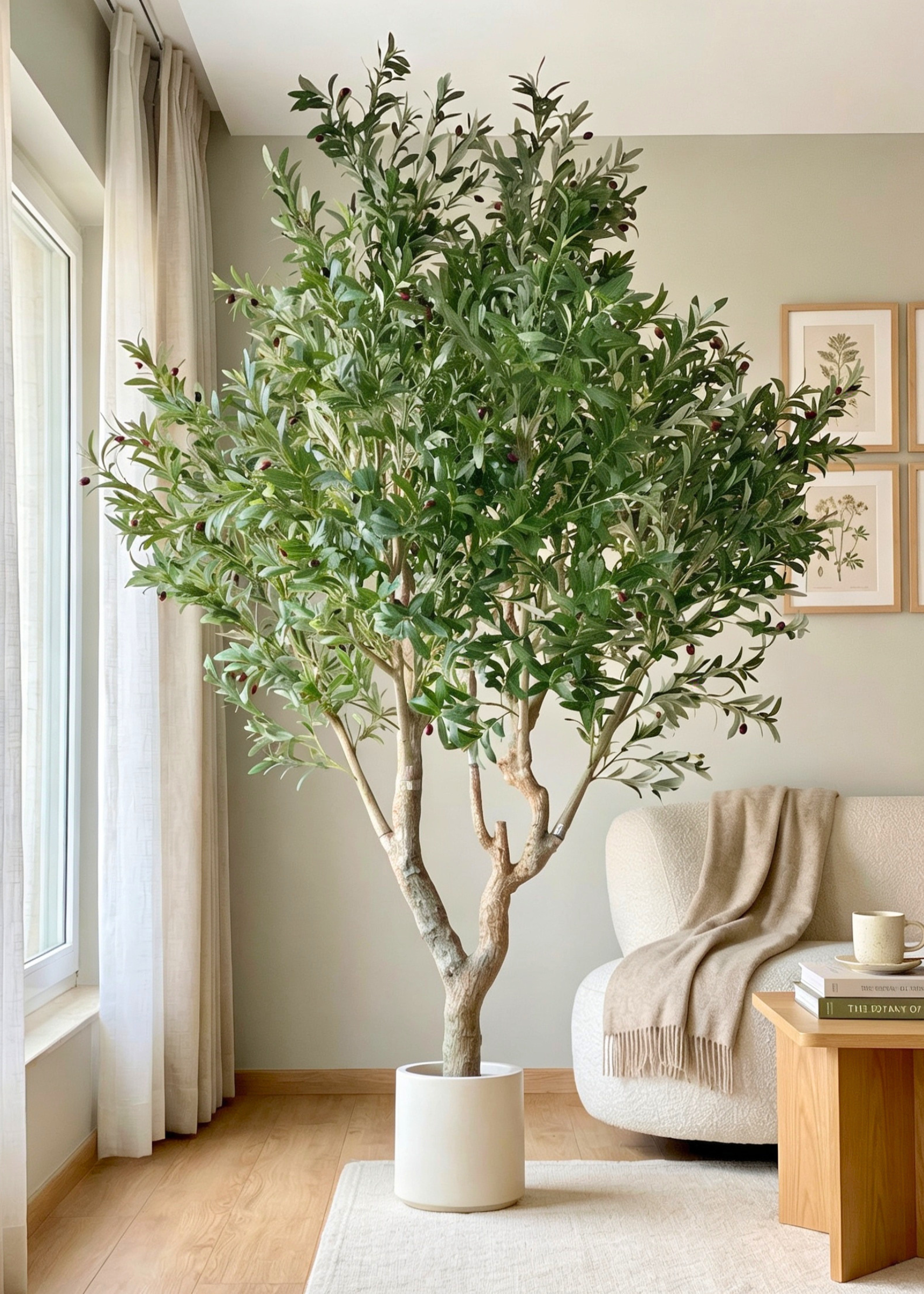 Artificial Olive Allure Plant - 8 Feet