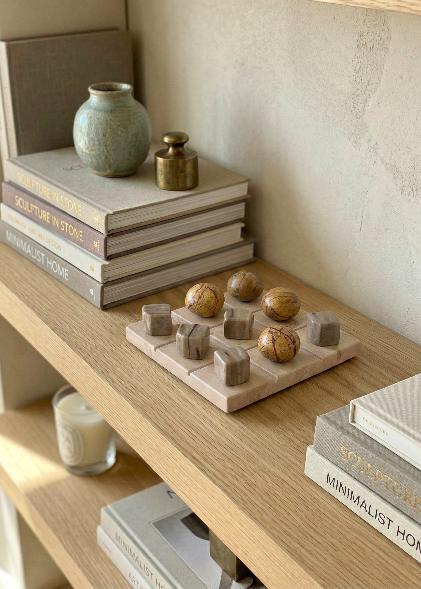 Bidasar Marble Tic Tac Toe