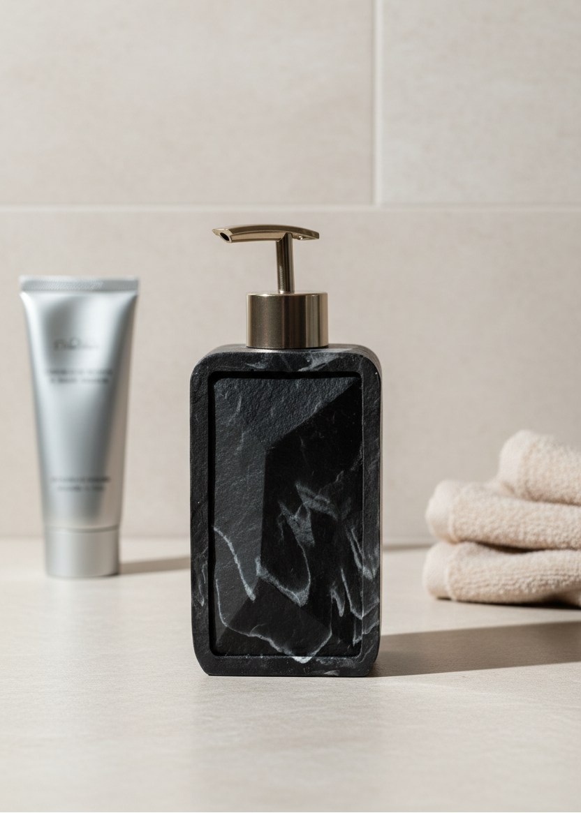 Casa Bathroom Dispenser - Black