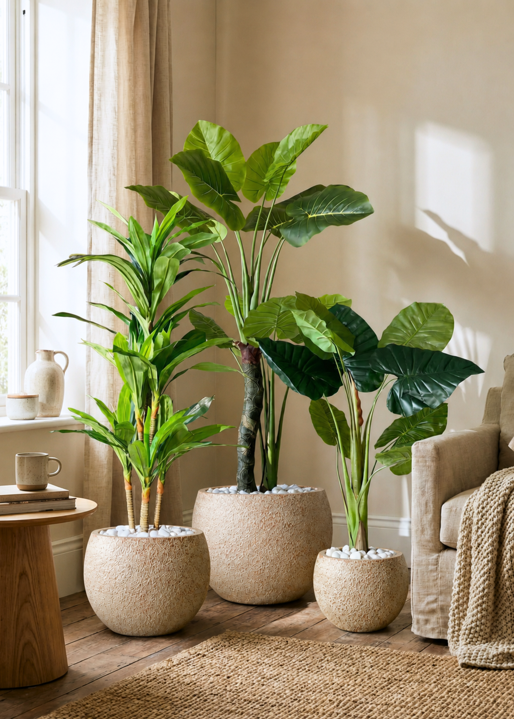 Lithos Planters - Raw Terracotta