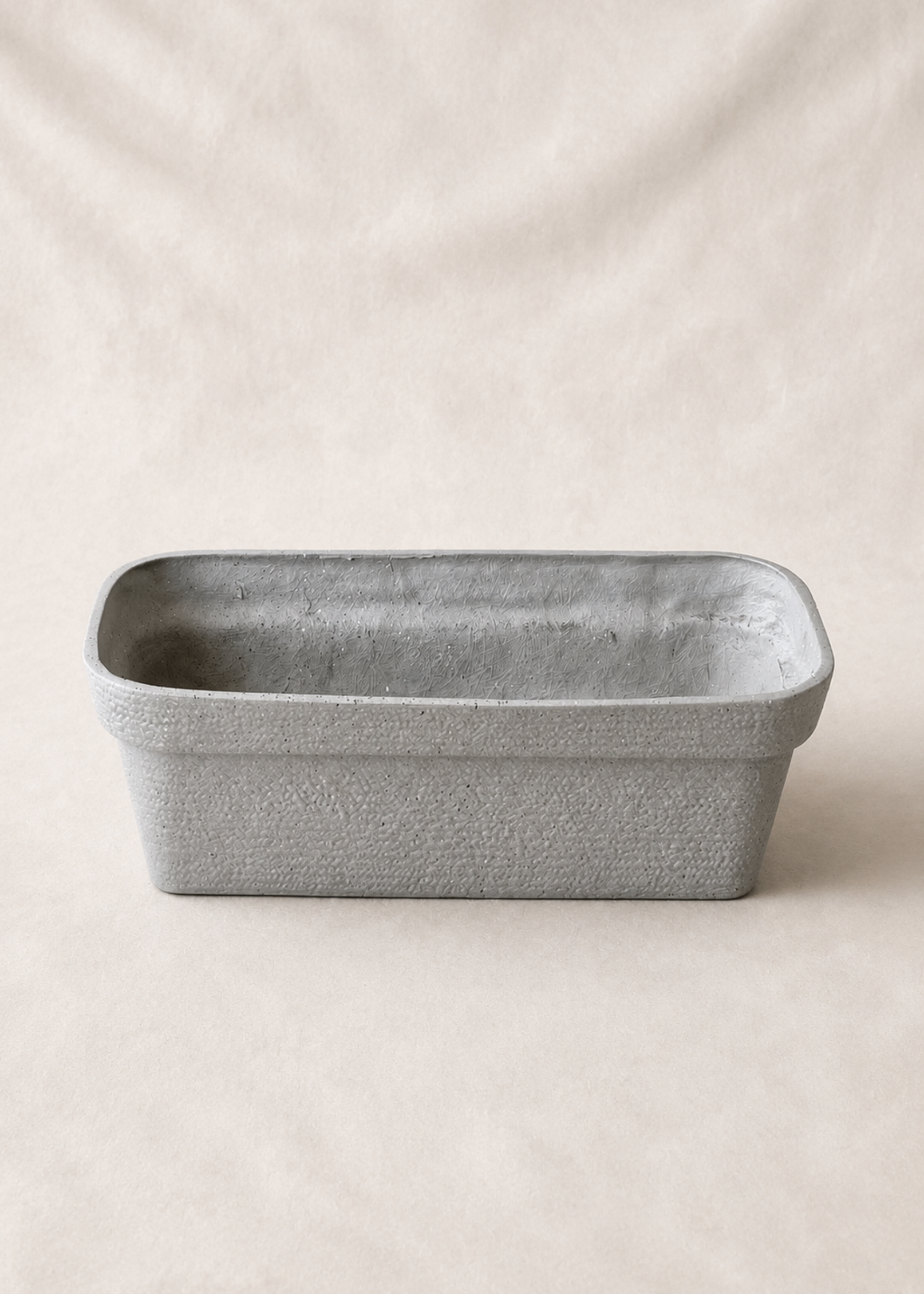 Viona Rectangle Planters - Light Grey