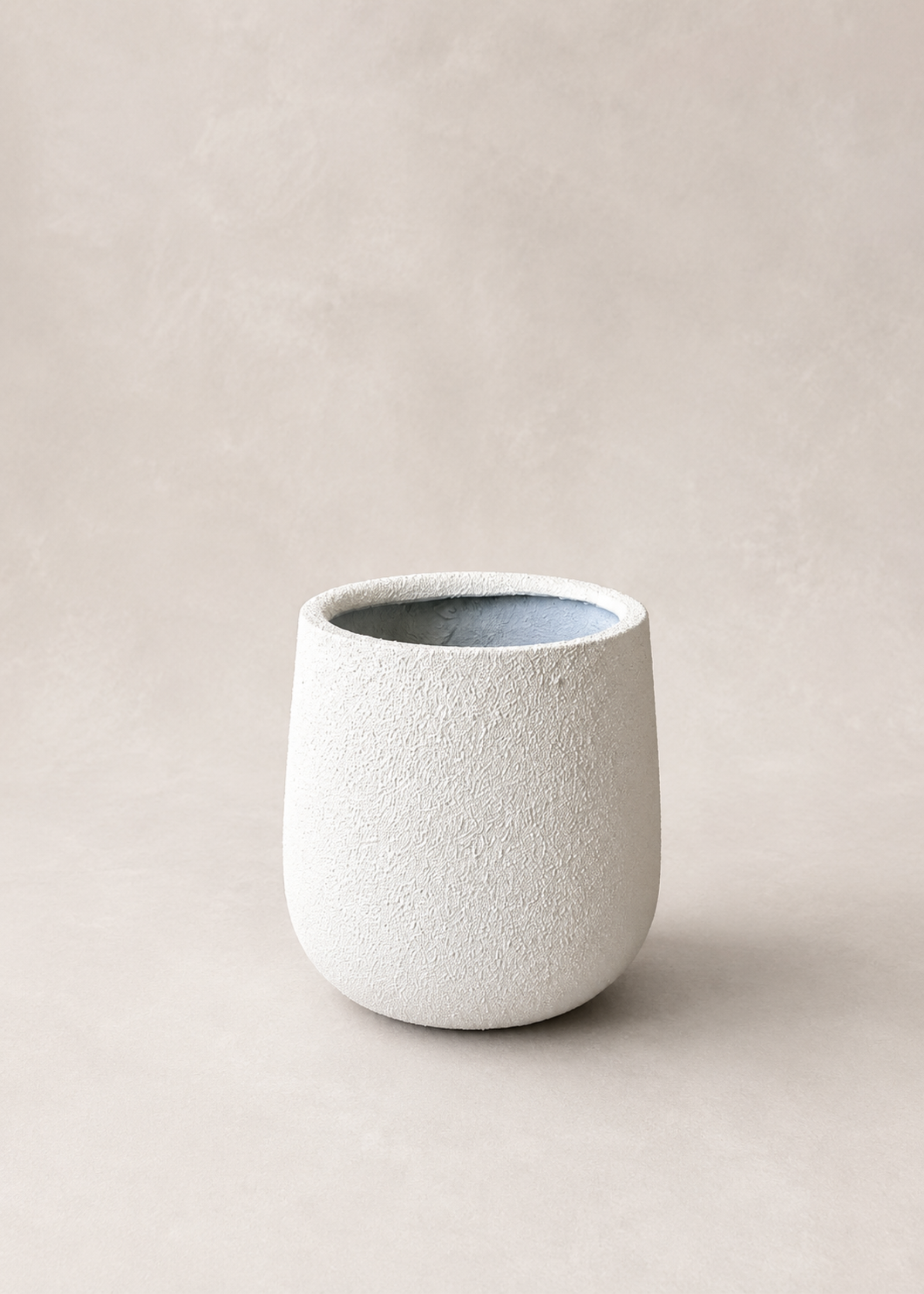 Noa Round Planters - White