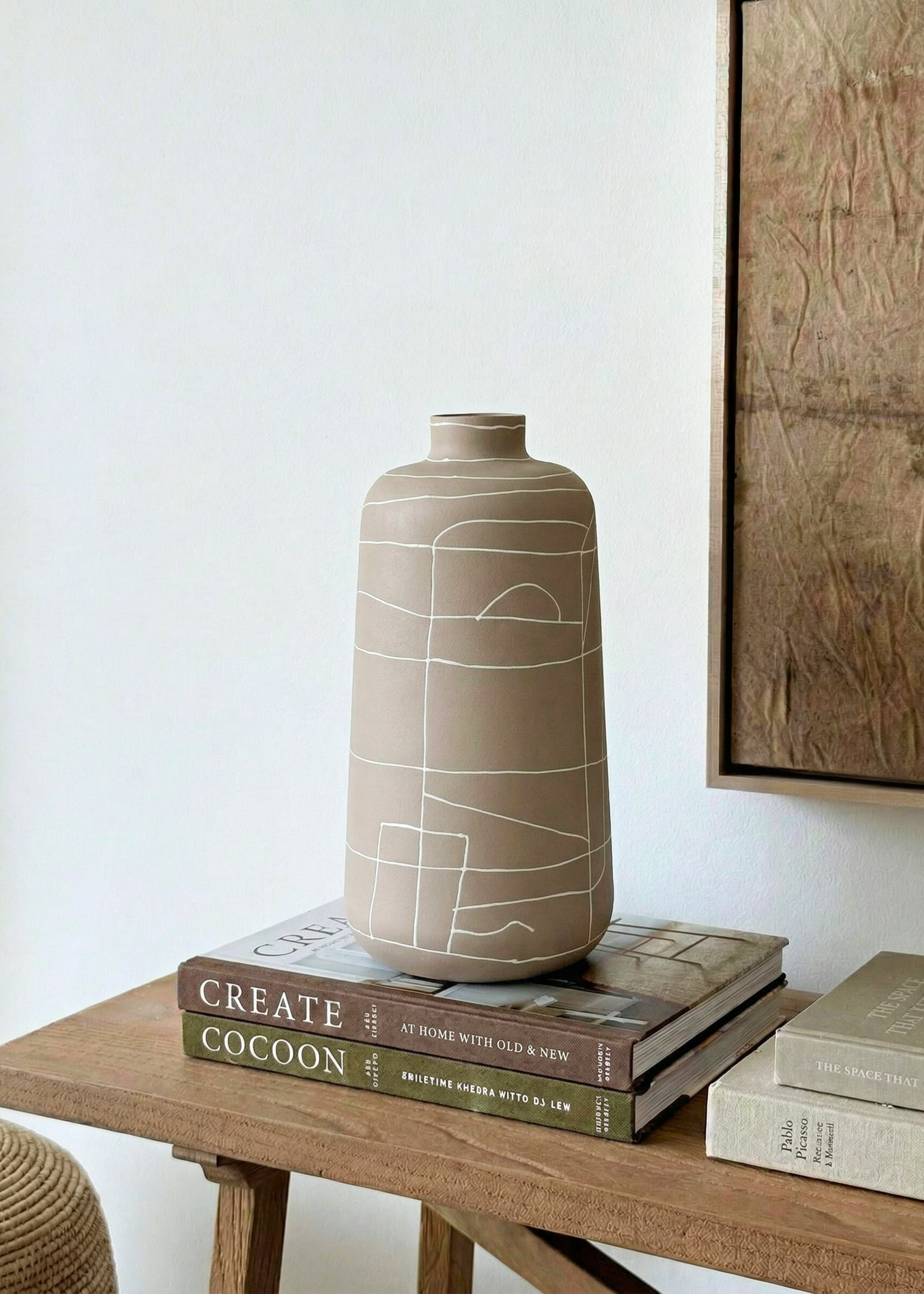 Dune Terra Vase - Beige (Small)