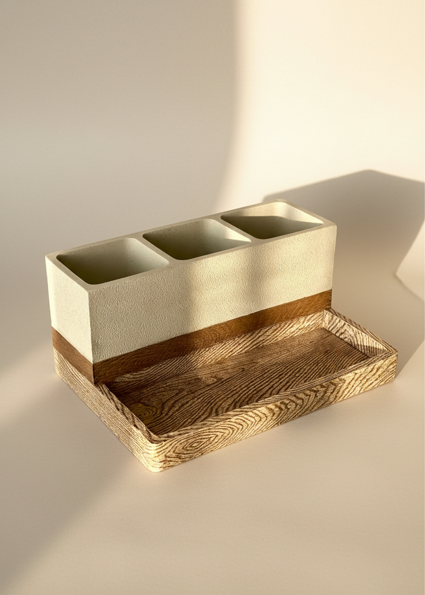 Aurum Dune Cutlery Holder - Beige