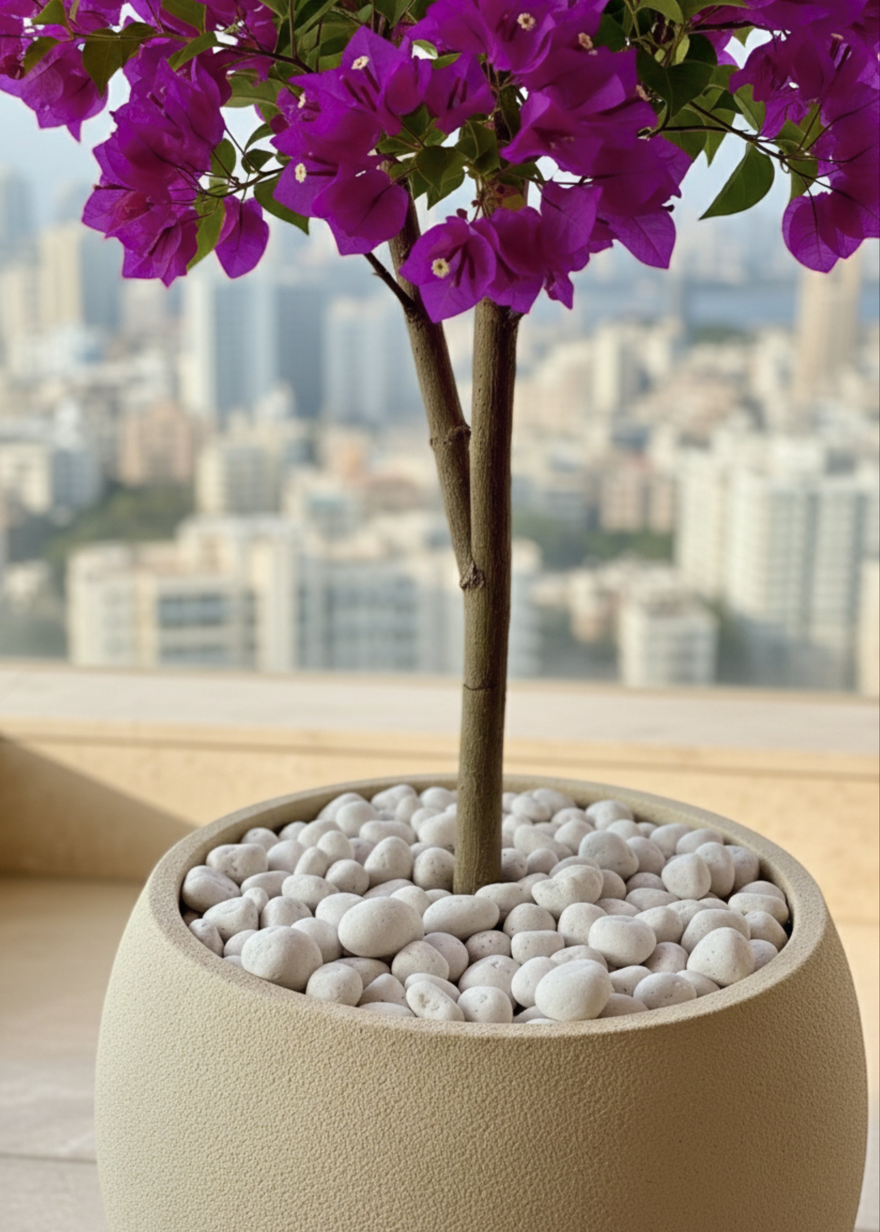 Artificial Purple Bougainvillea Plant - 5 Feet