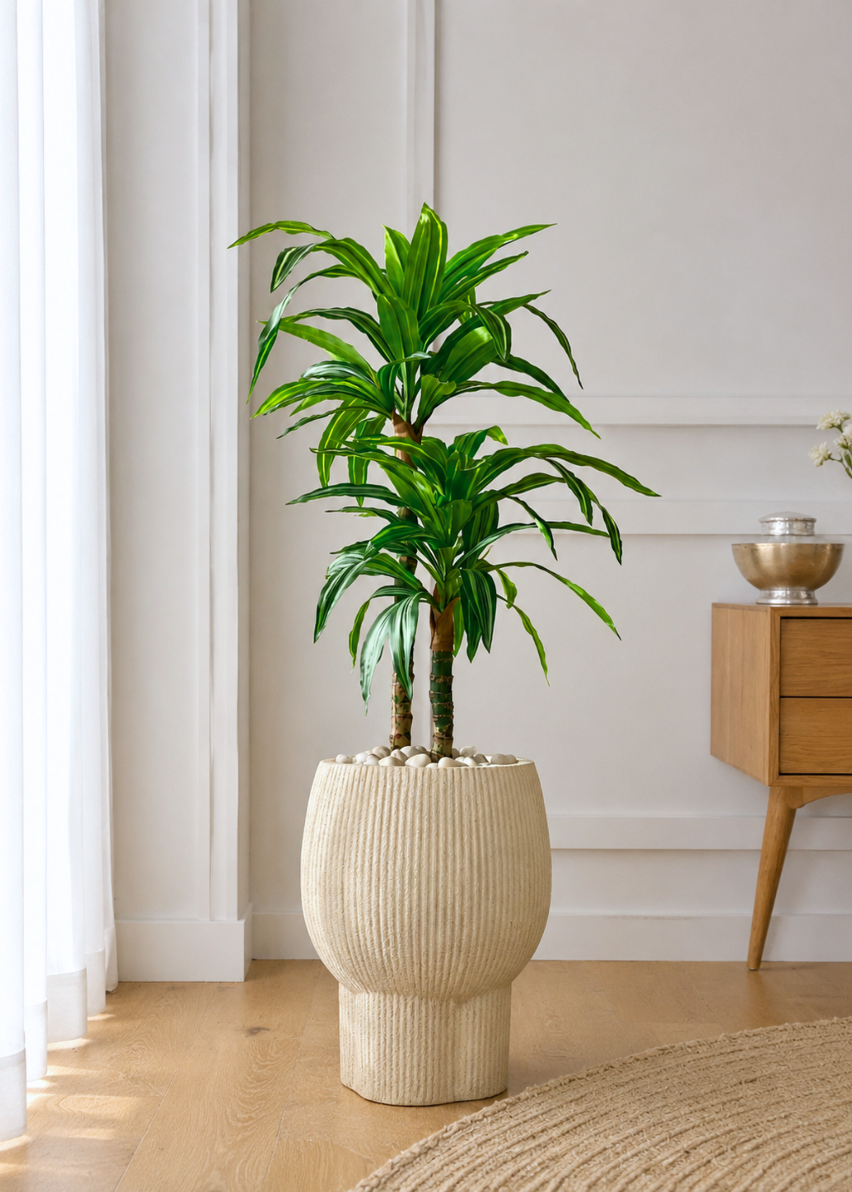 Artificial Layered Dracaena Plant - 3.3 Feet