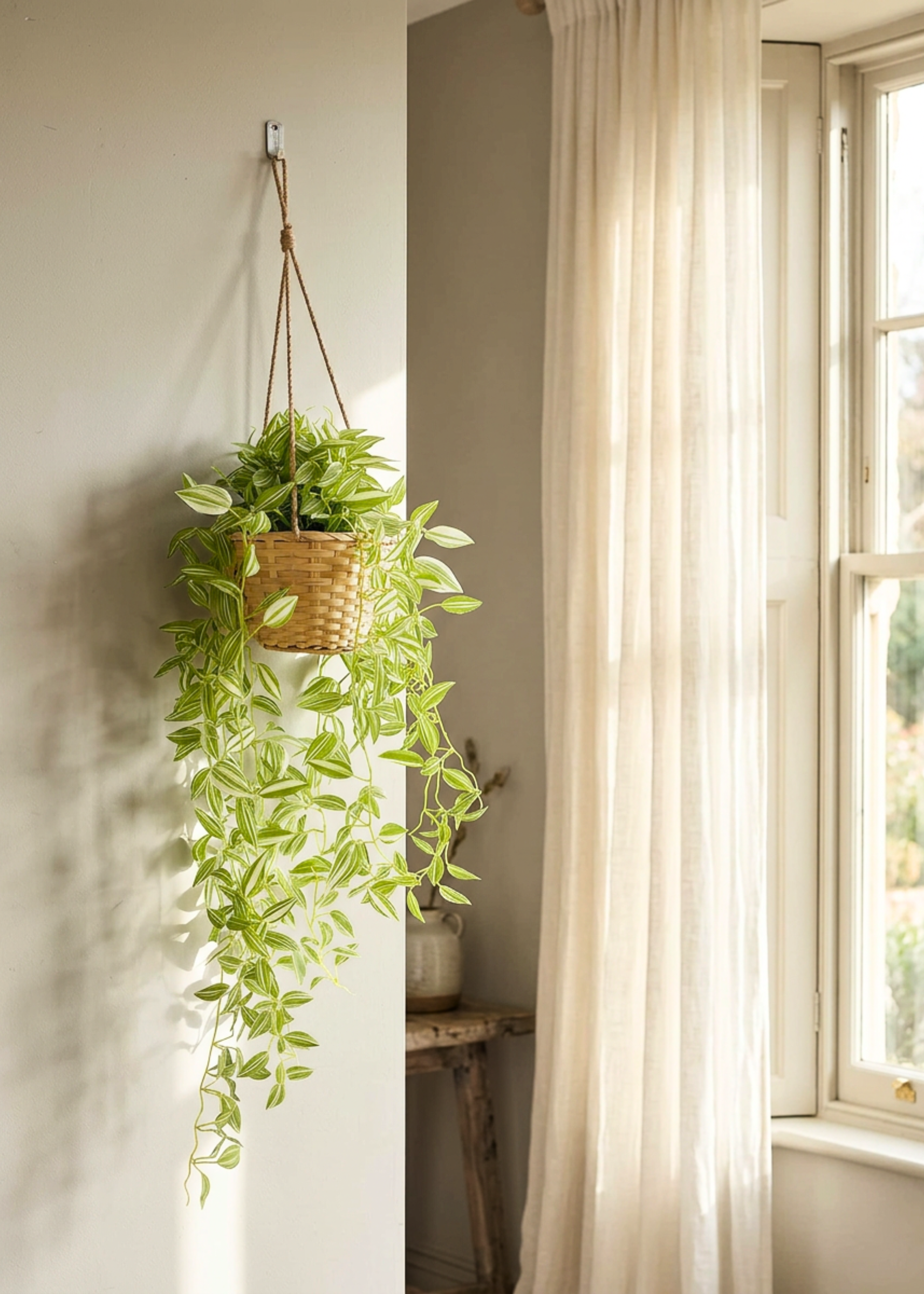 Artficial Wandering Jew Hanging Plant