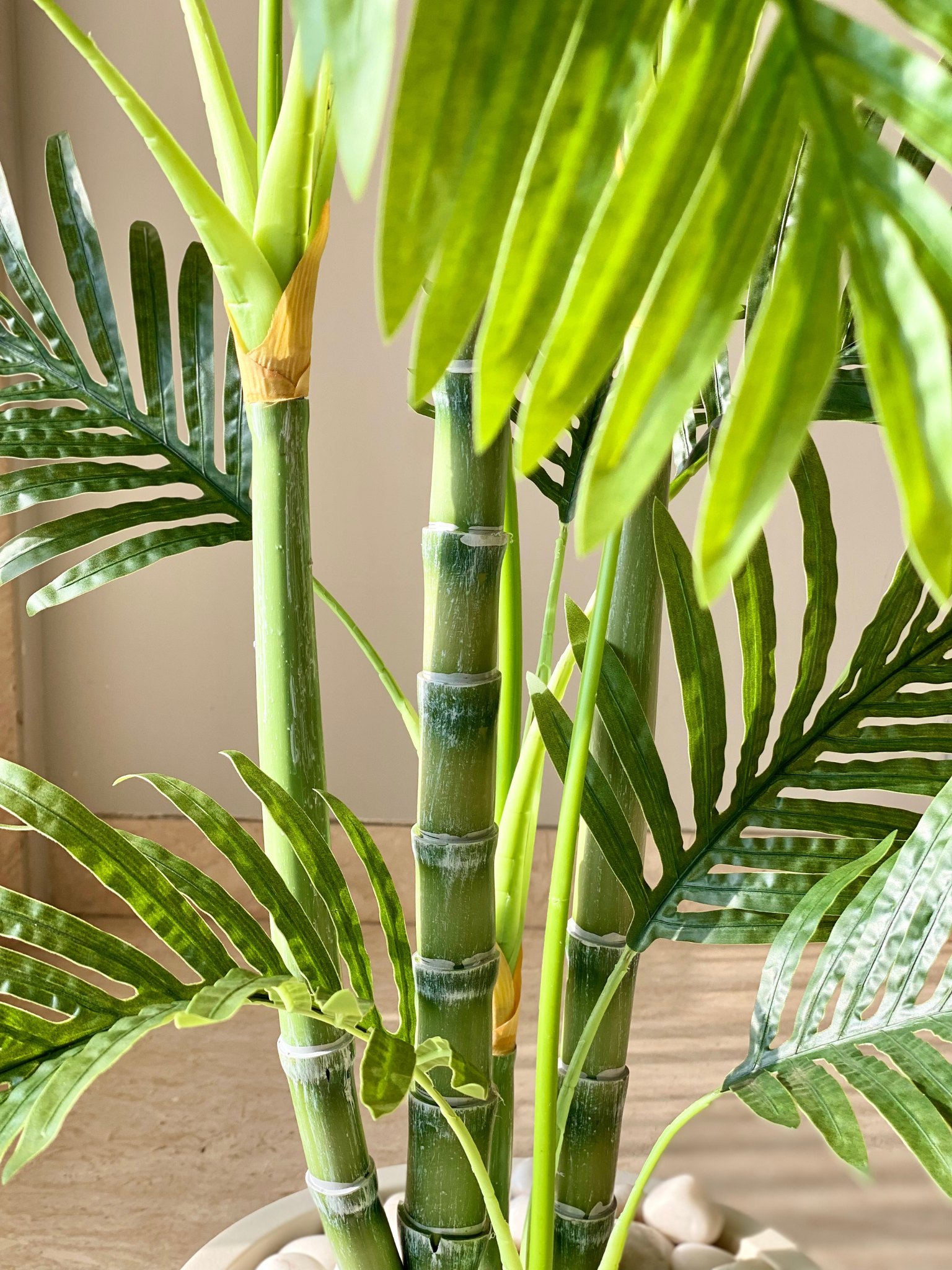Artificial Bamboo Palm Plant - 4.5 Feet