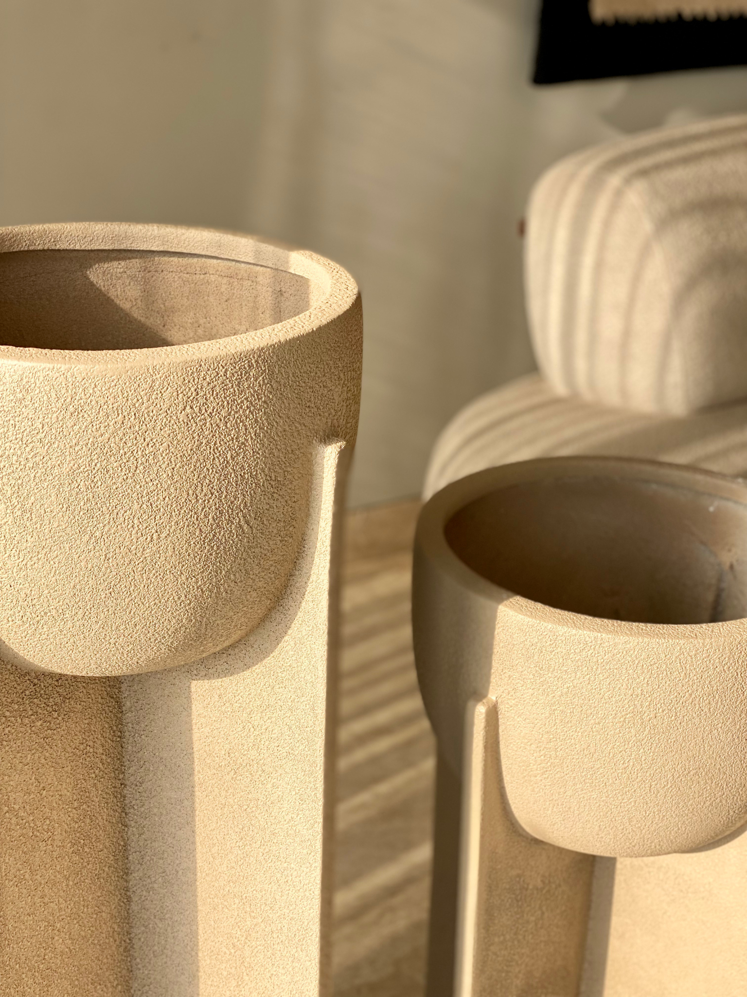 Arcadia Planters - Beige