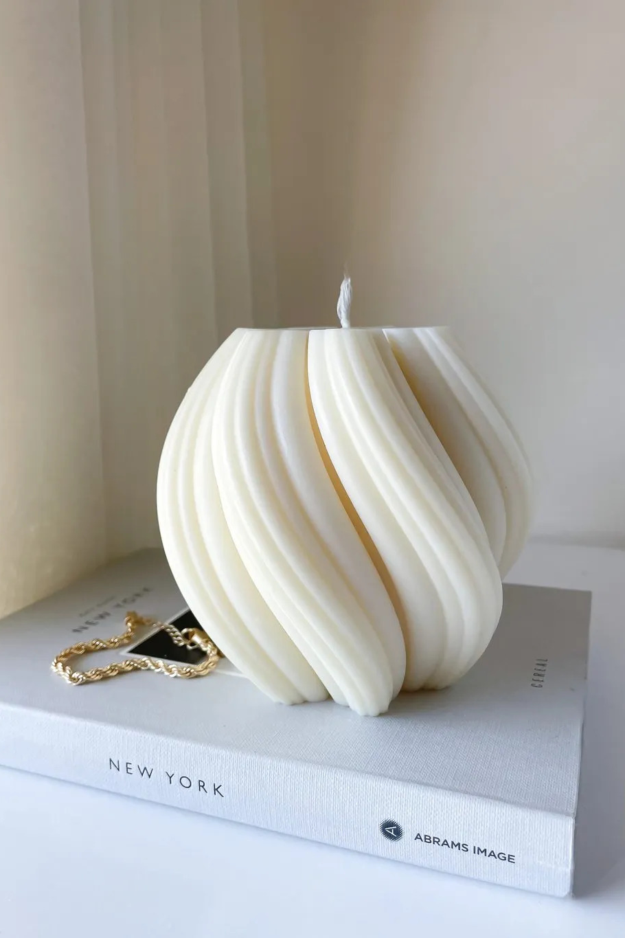Pipa Wavy Candle - Big