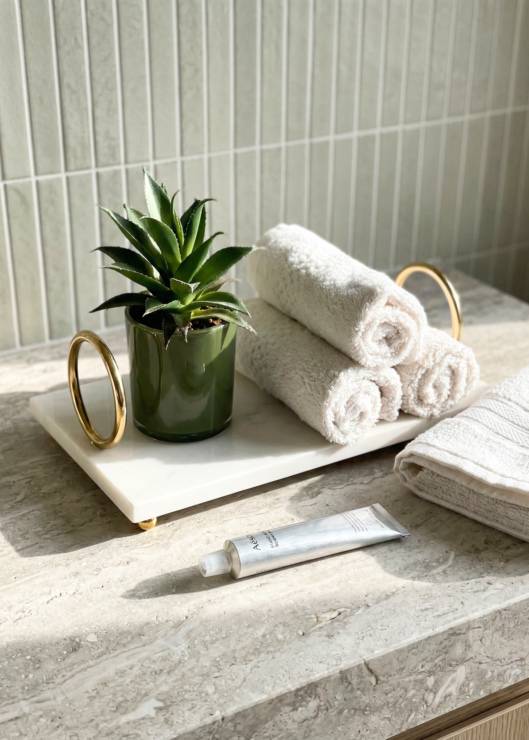 Svara Marble Tray