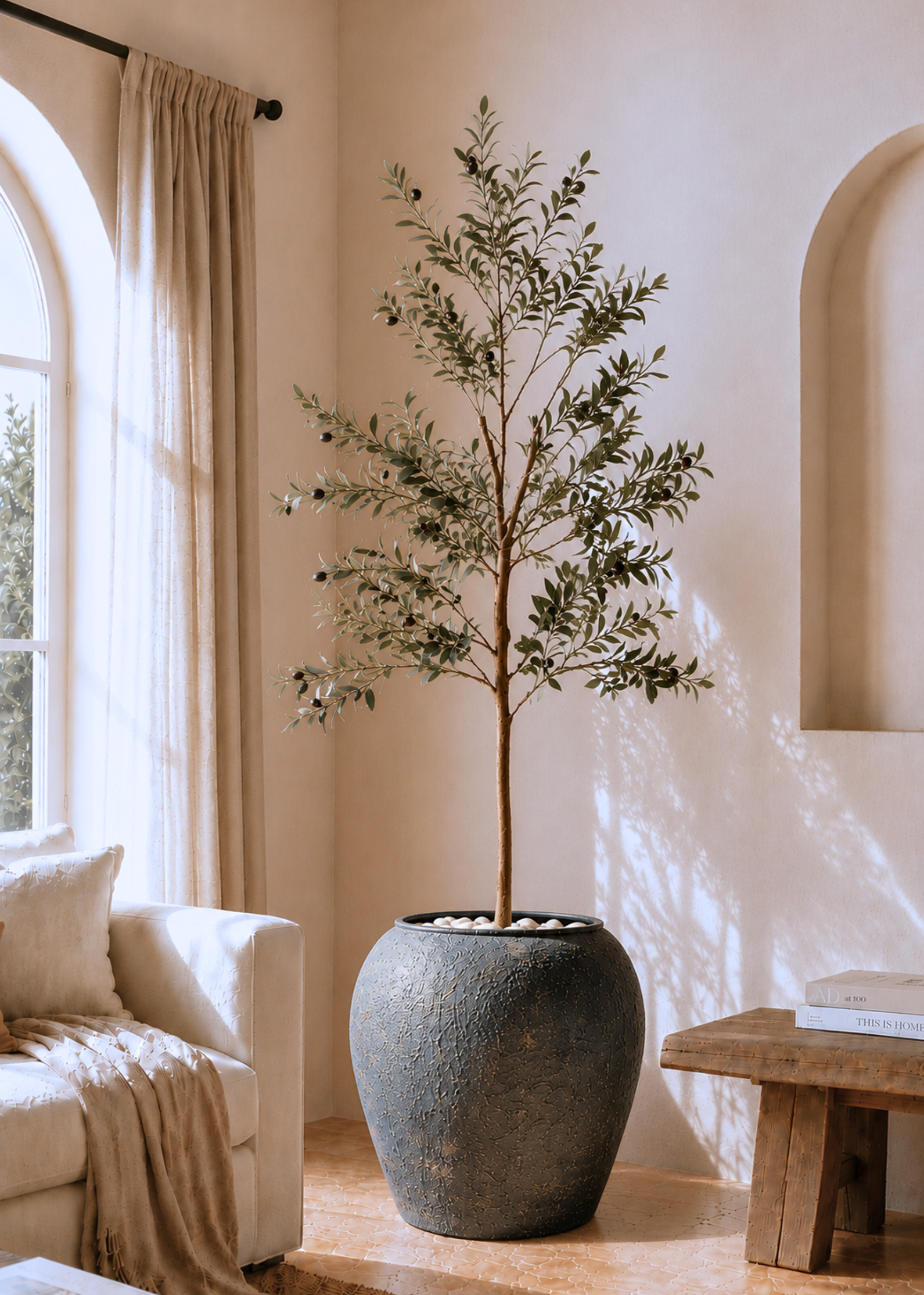 Mesa Planters - Rustic Ash Grey