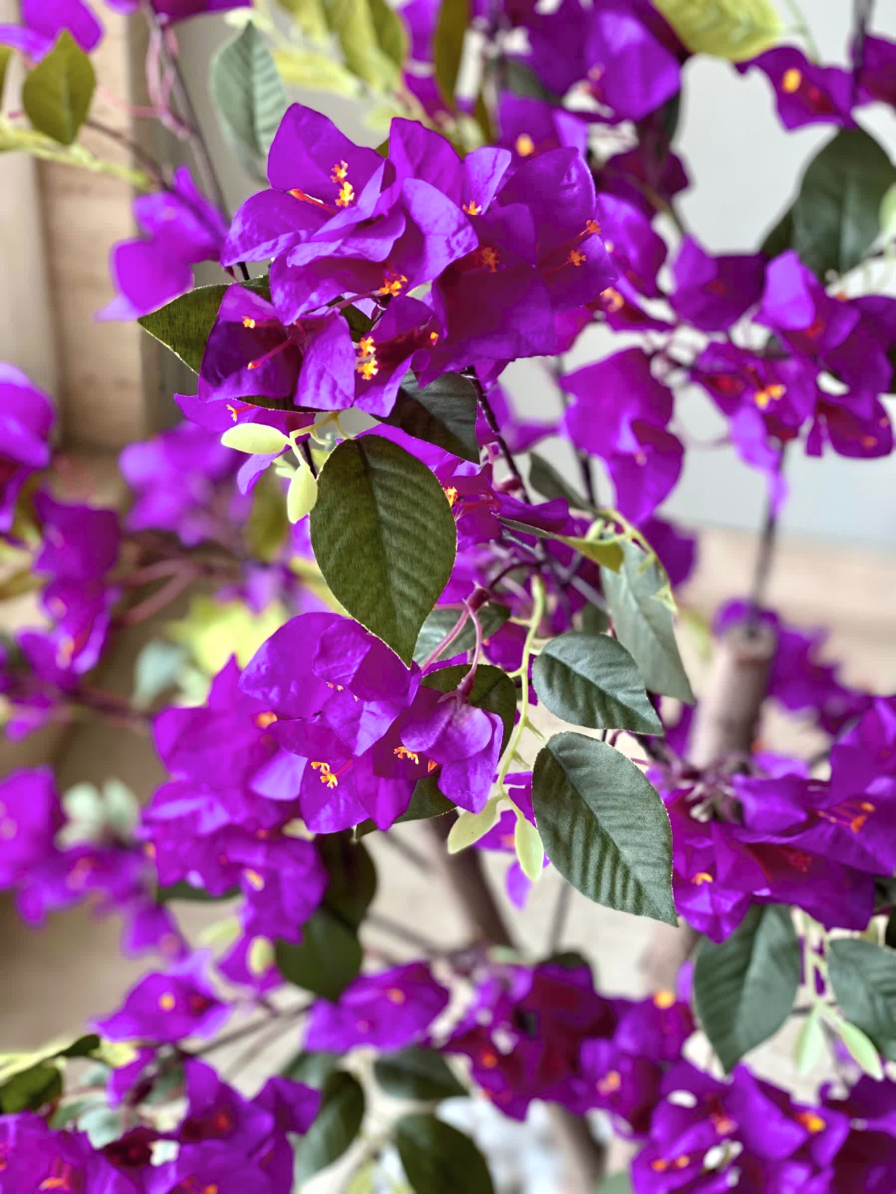 Artificial Purple Bougainvillea Plant - 4 Feet