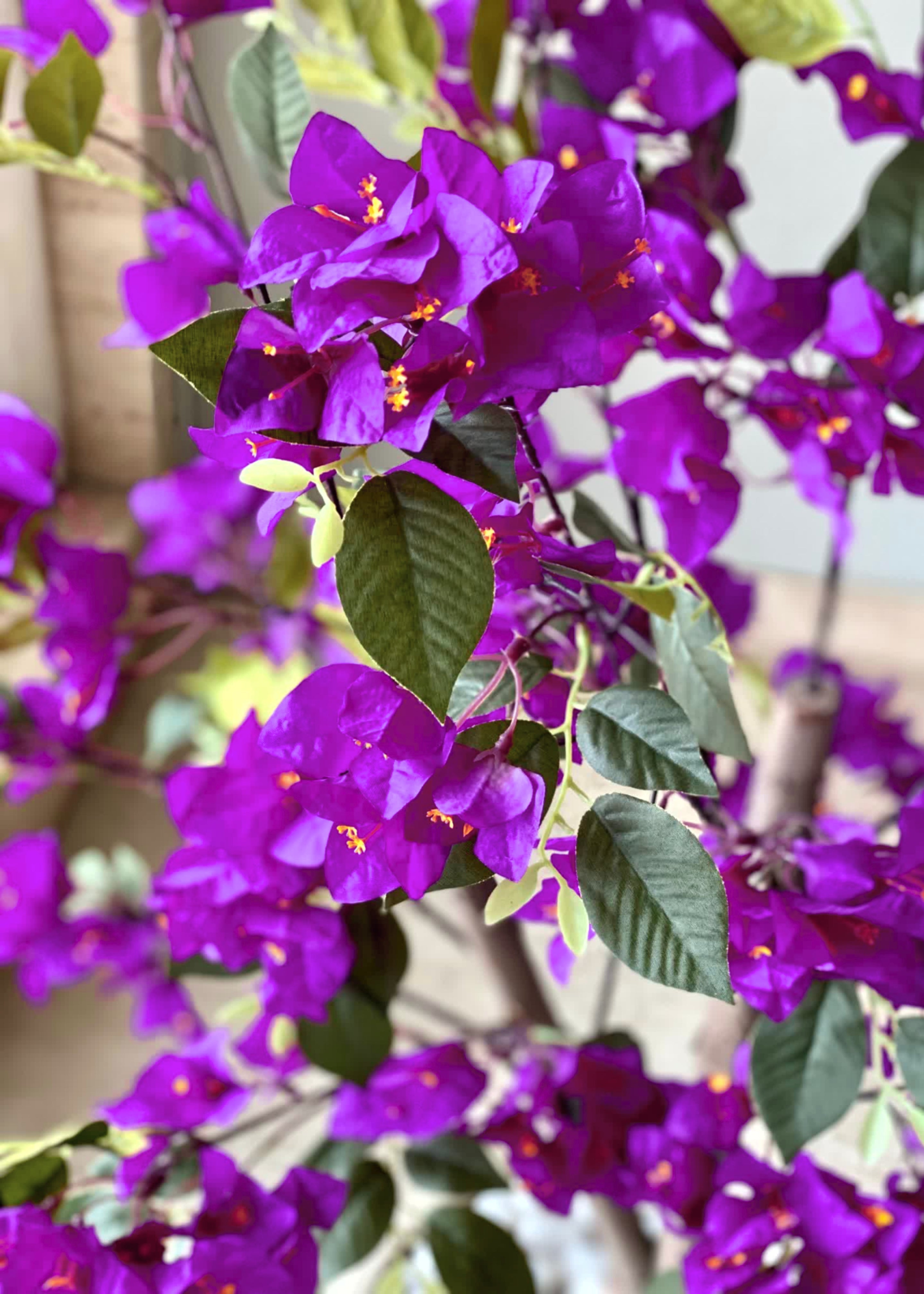 Artificial Purple Bougainvillea Plant - 4 Feet
