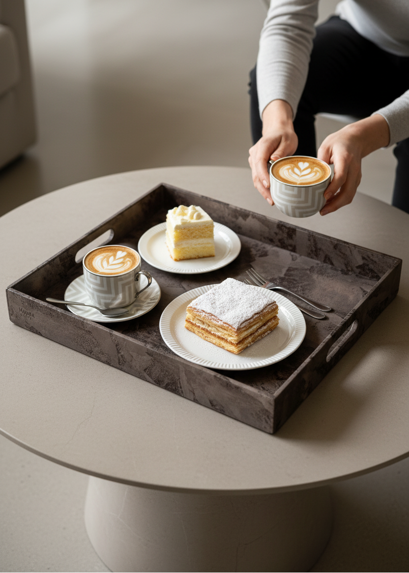 Indo Mocha Serving Tray