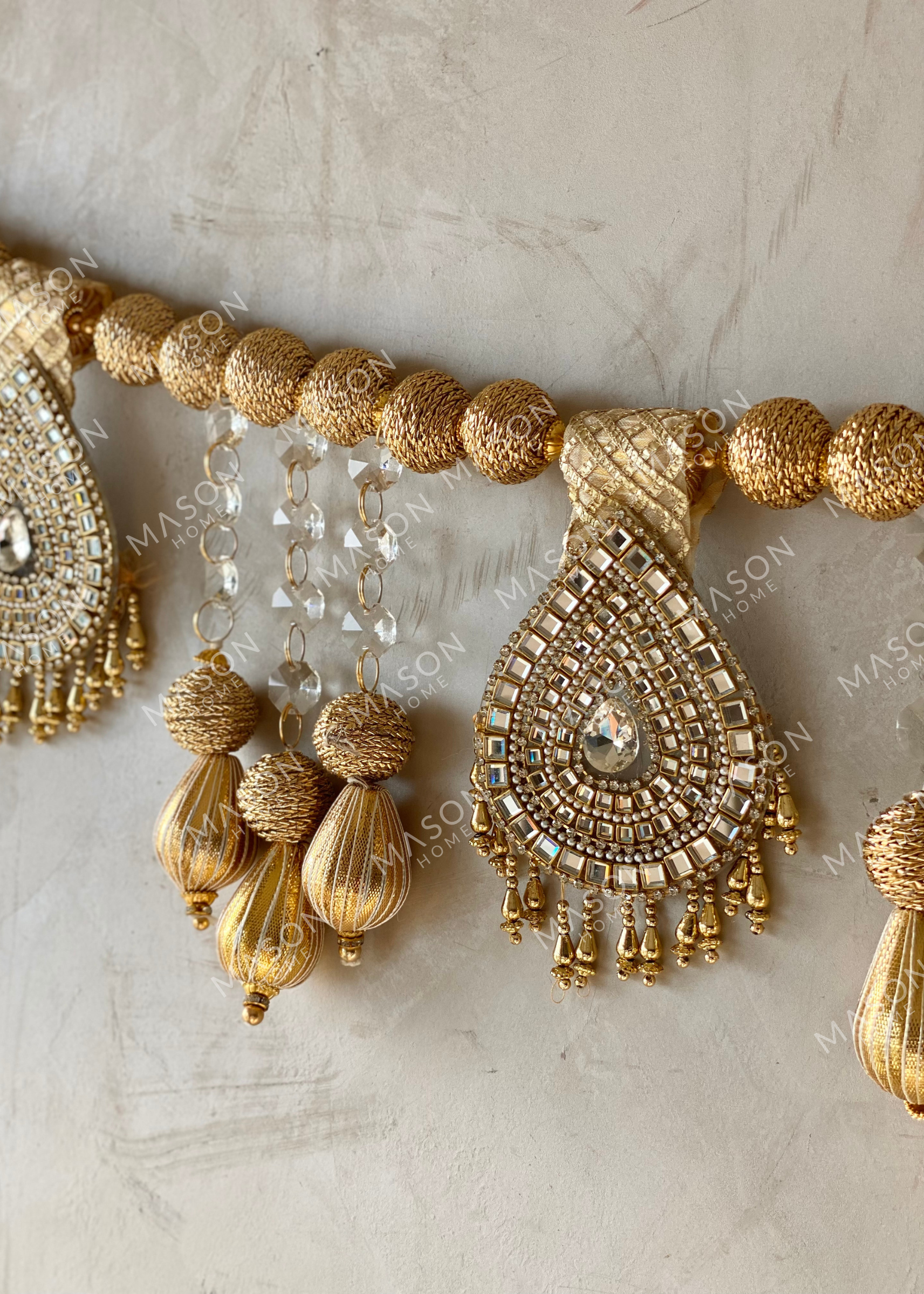 Festive Gold Kundan Toran