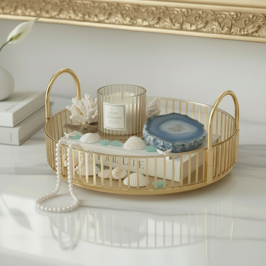 Rotating Makeup Organiser - Amber