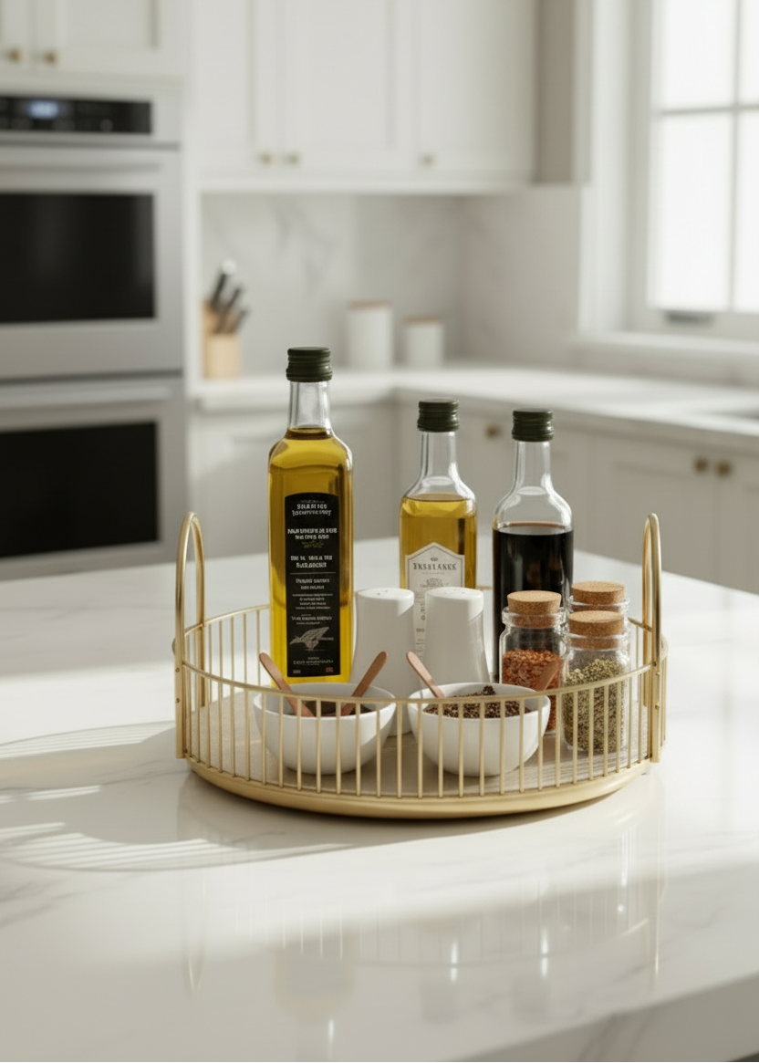 Rotating Makeup Organiser - Amber