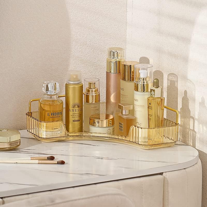 Corner Cosmetic Storage Rack - Amber