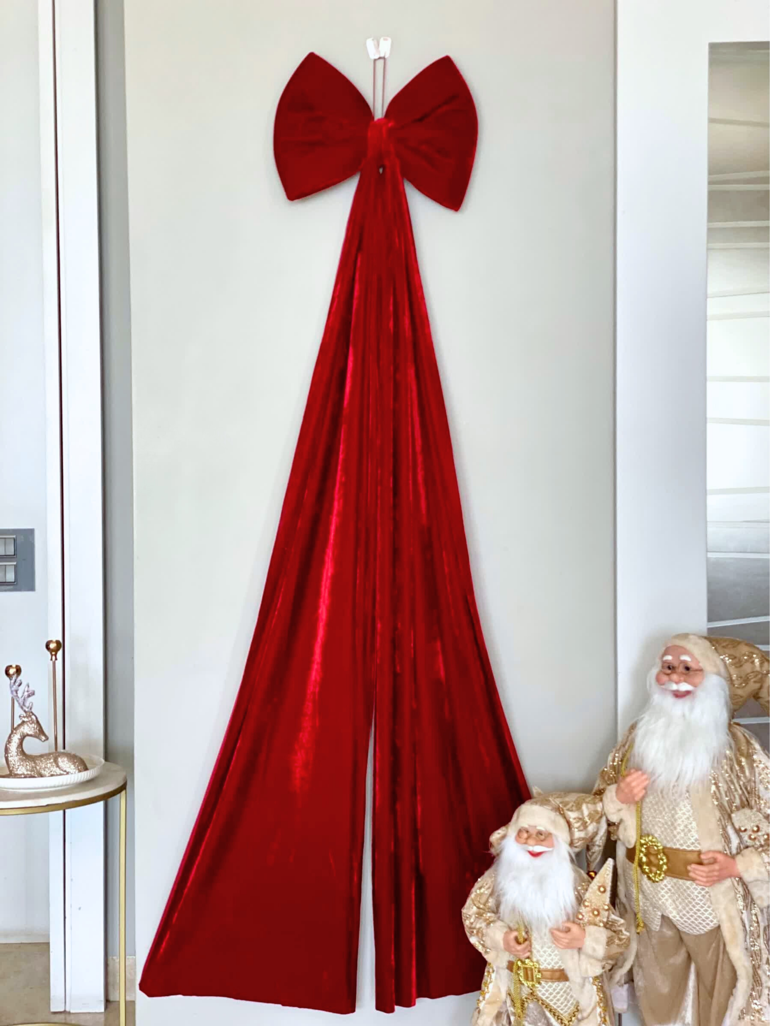 Christmas Red Bow Ornament (Large)