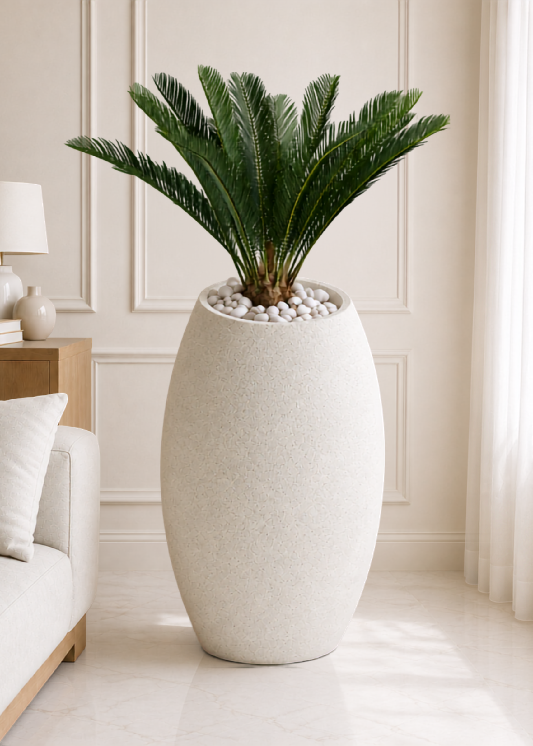 Acropolis Planter - Ivory