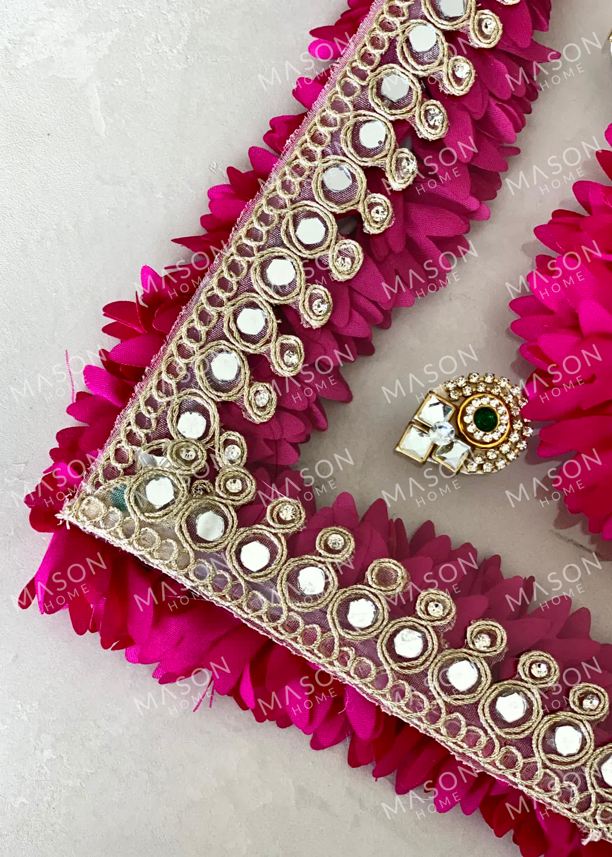 Festive Meher Floral Diya Rangoli