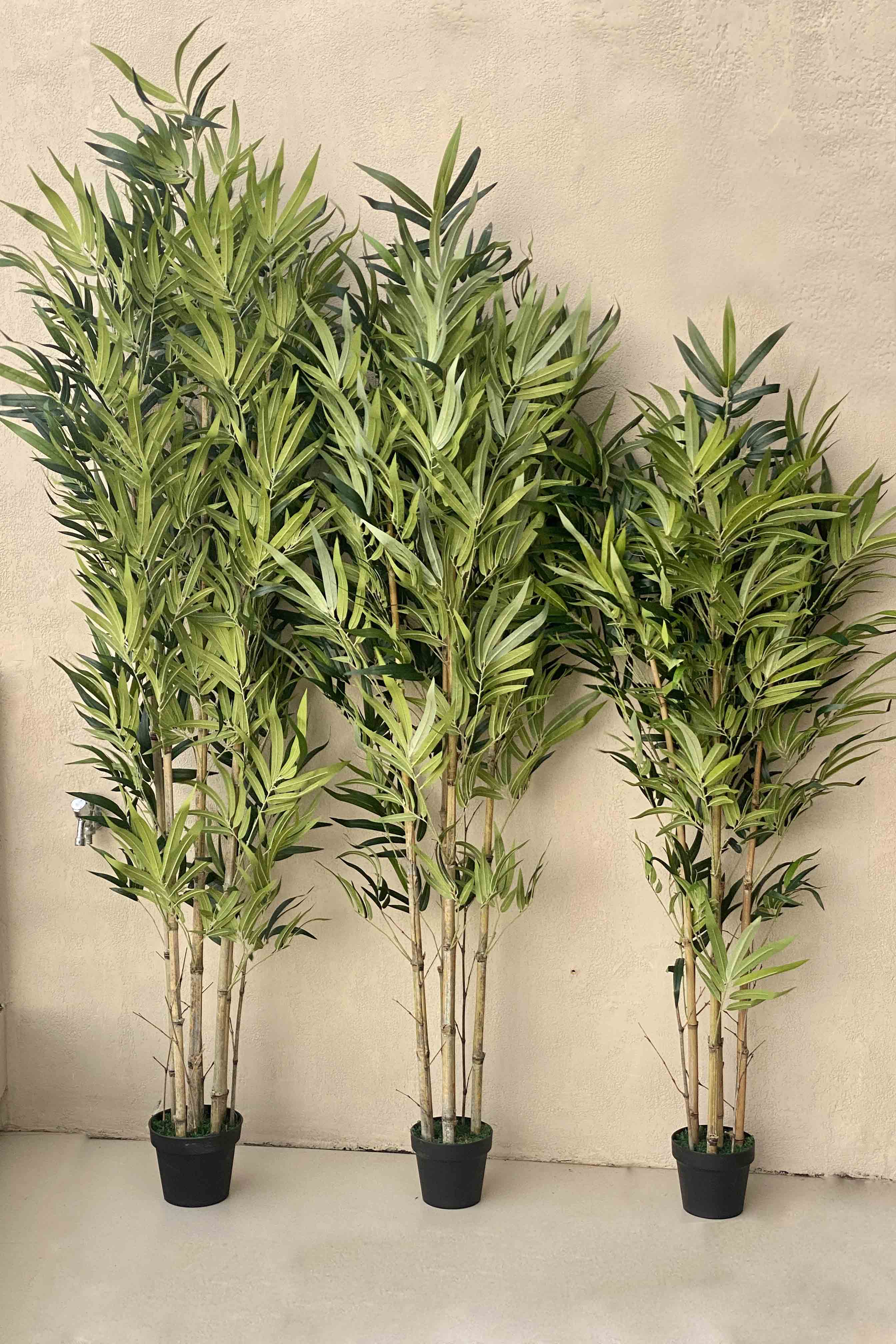Artificial Bamboo Plant - 6.5 Feet (With Base Pot)
