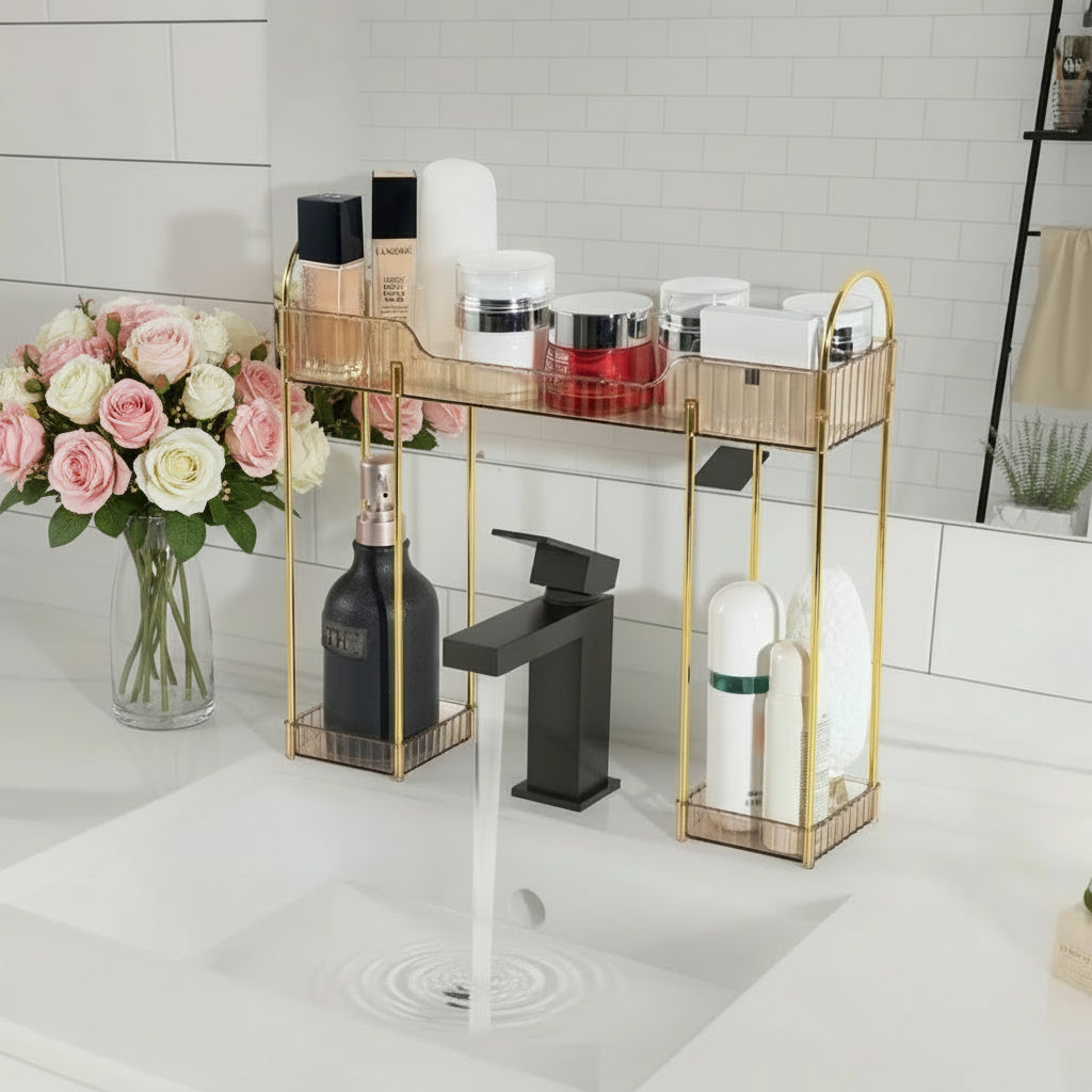 Washbasin Storage Rack - Amber