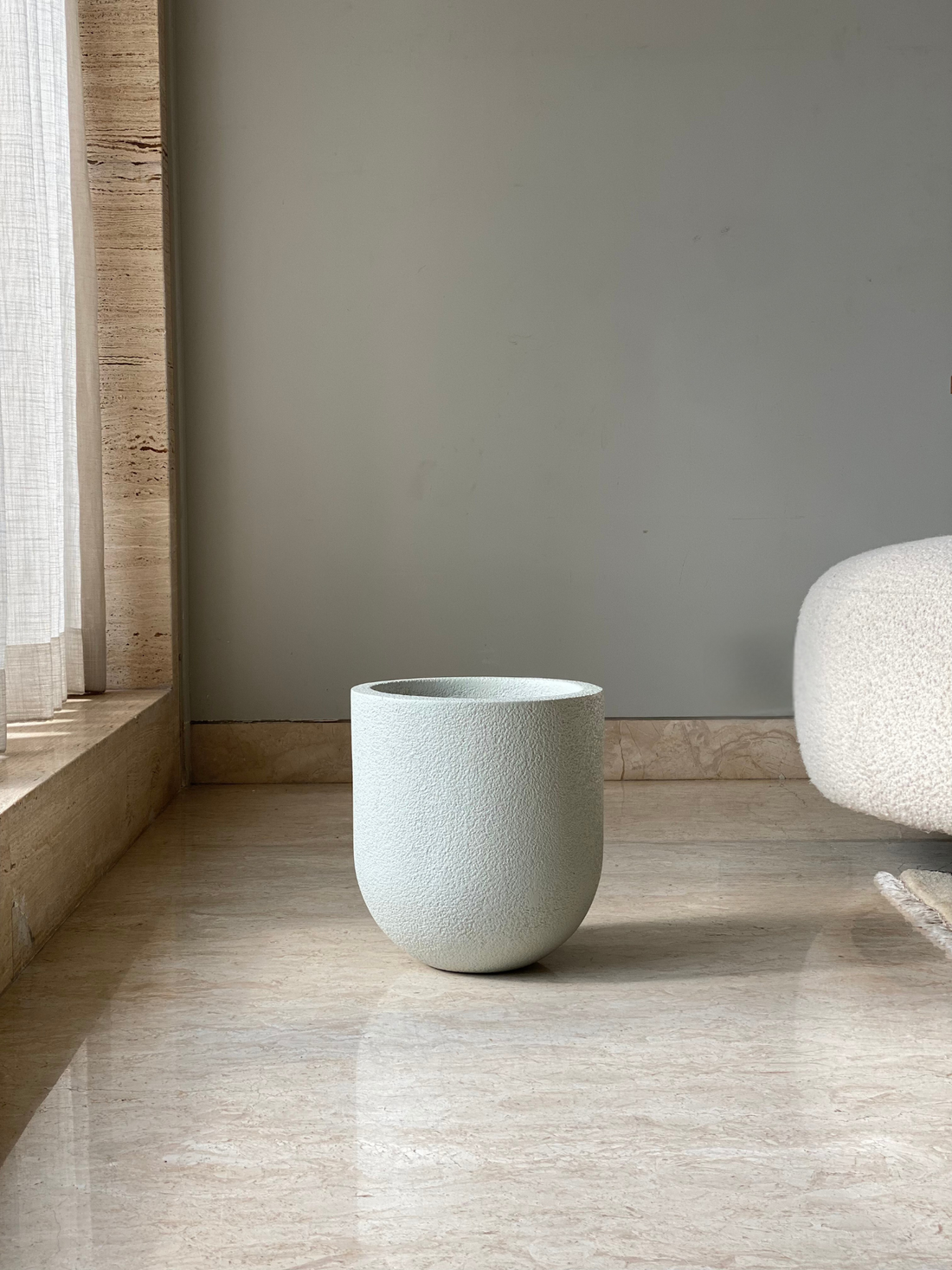 Lassa Planters - Chalk White