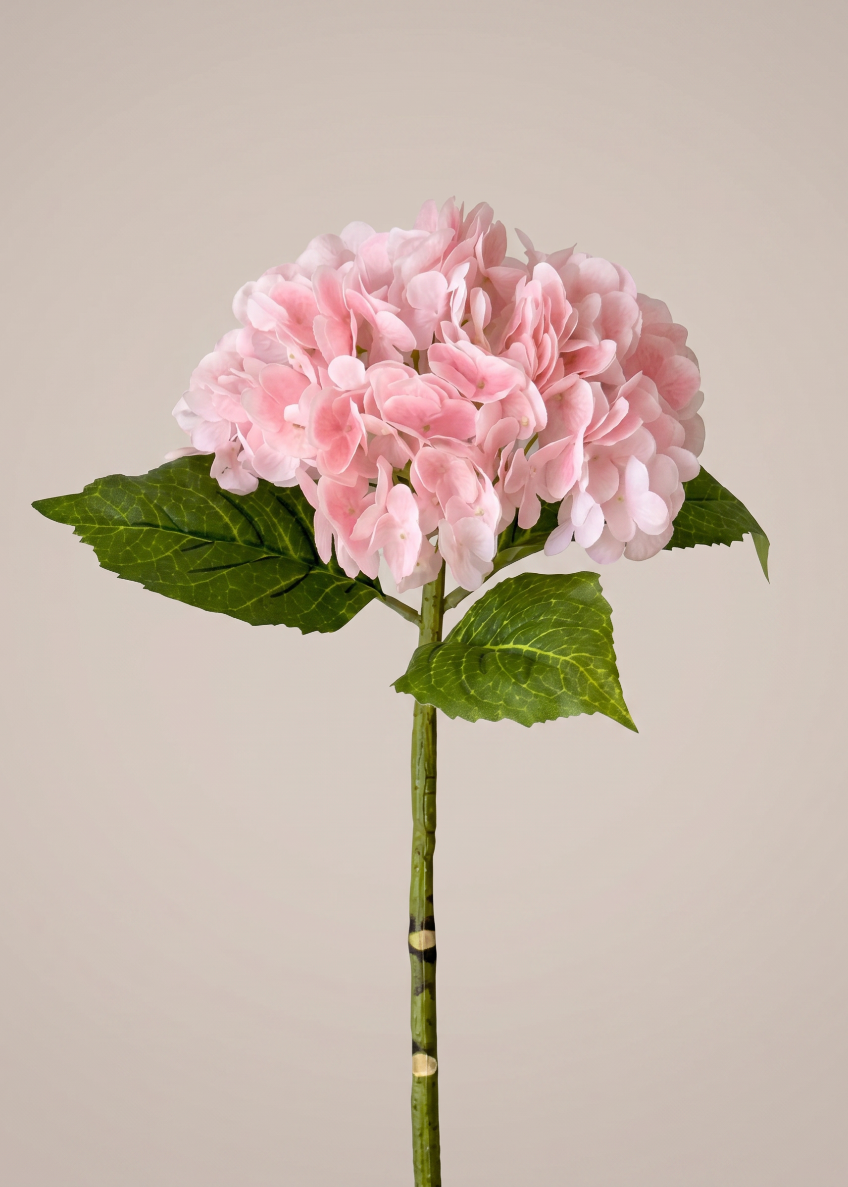 Artificial Hydrangea Flower Bunch – Blush Pink