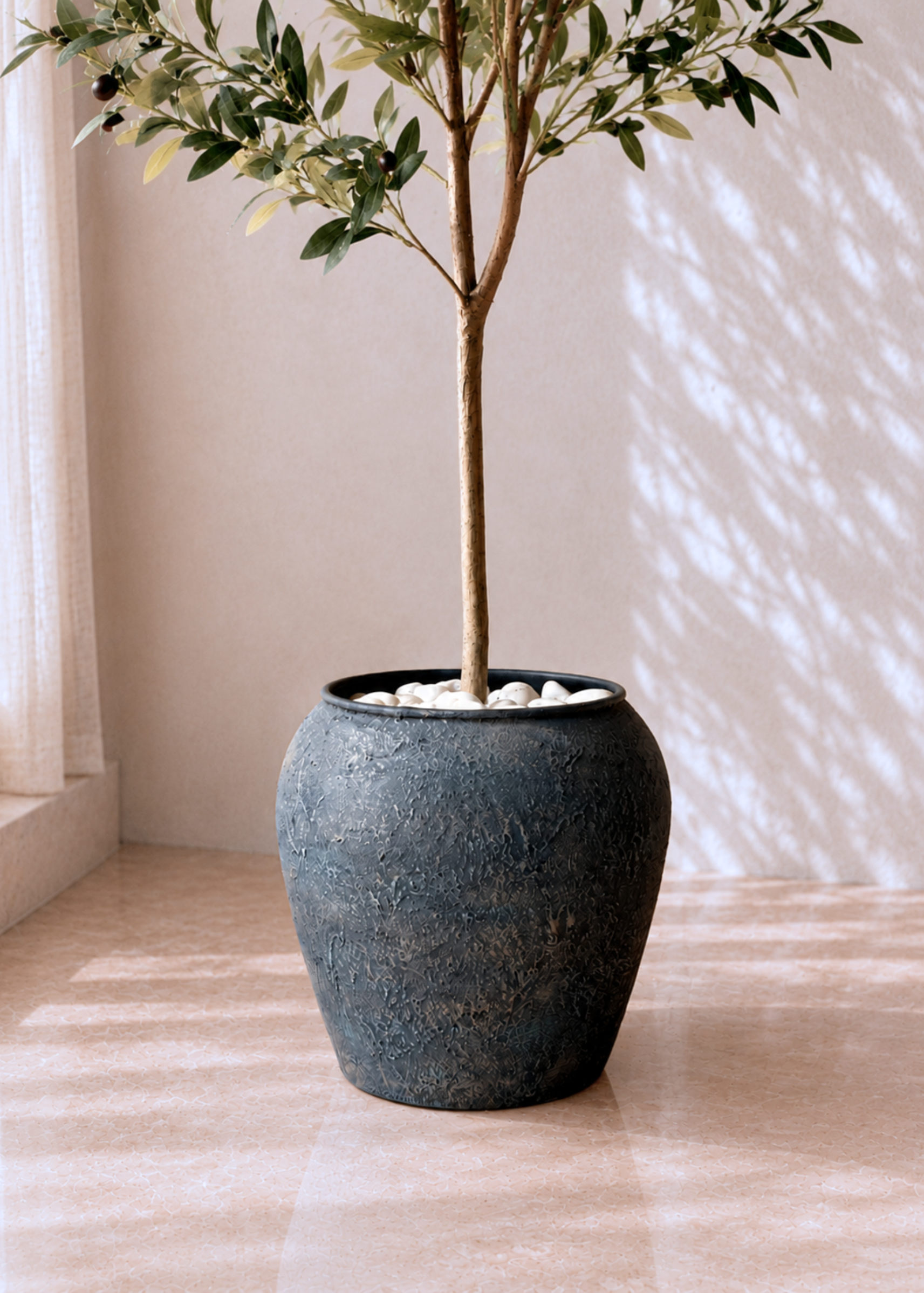 Mesa Planters - Rustic Ash Grey