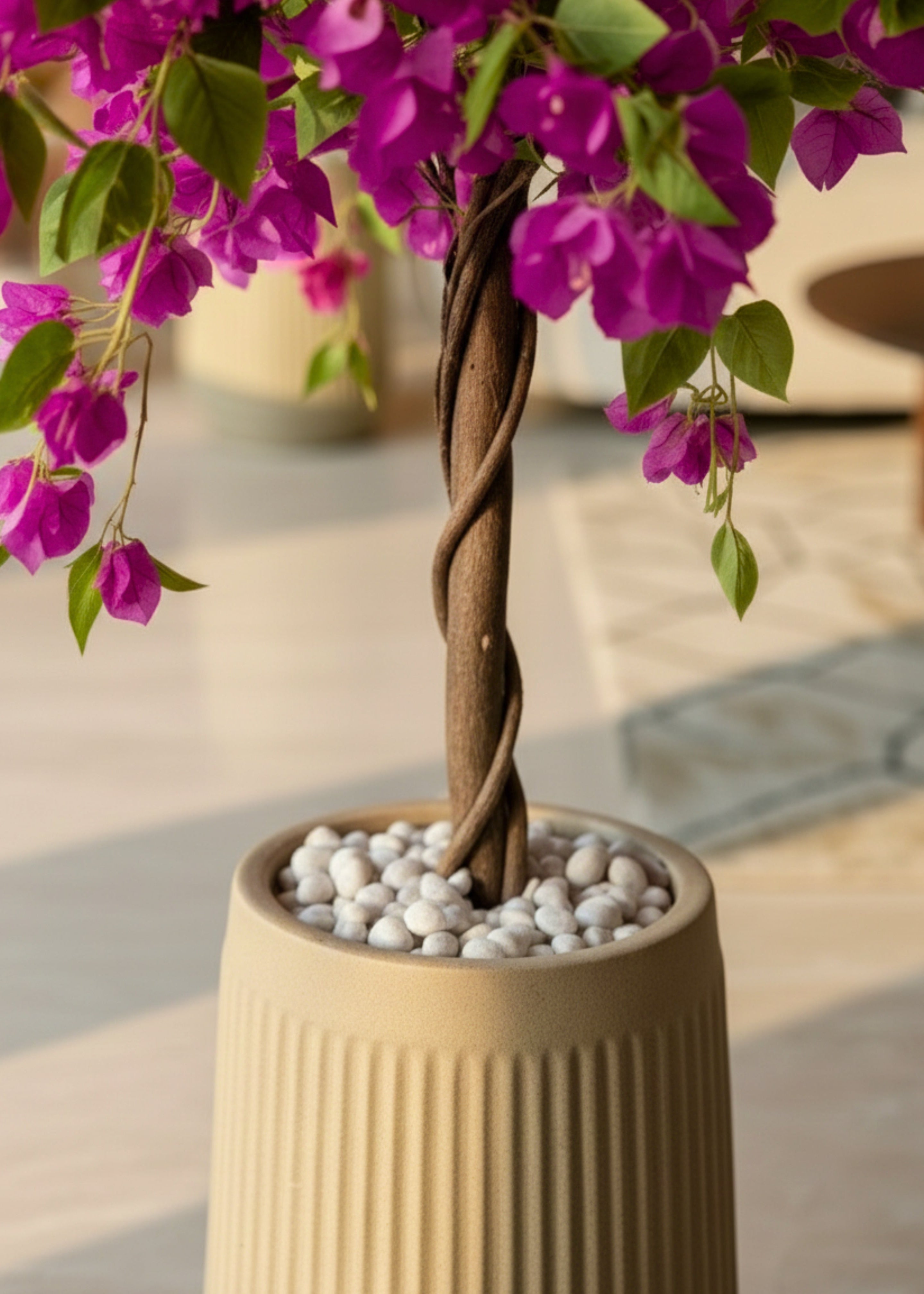 Artificial Purple Bougainvillea Plant - 3 Feet