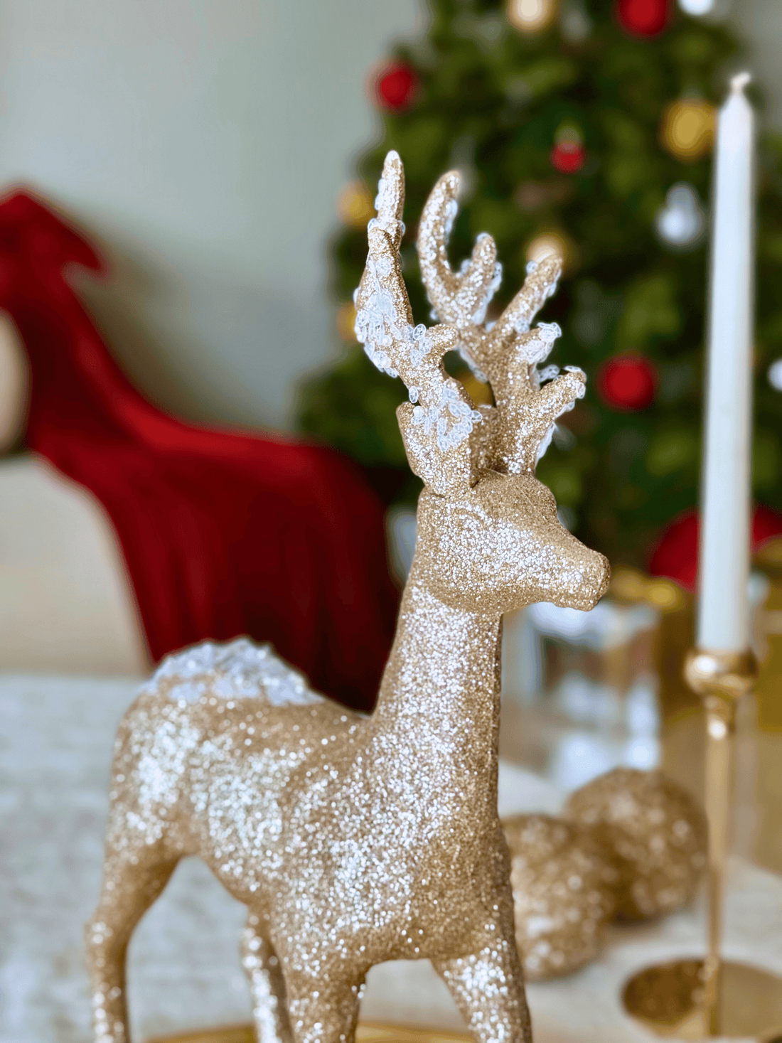 Christmas Holly Reindeer