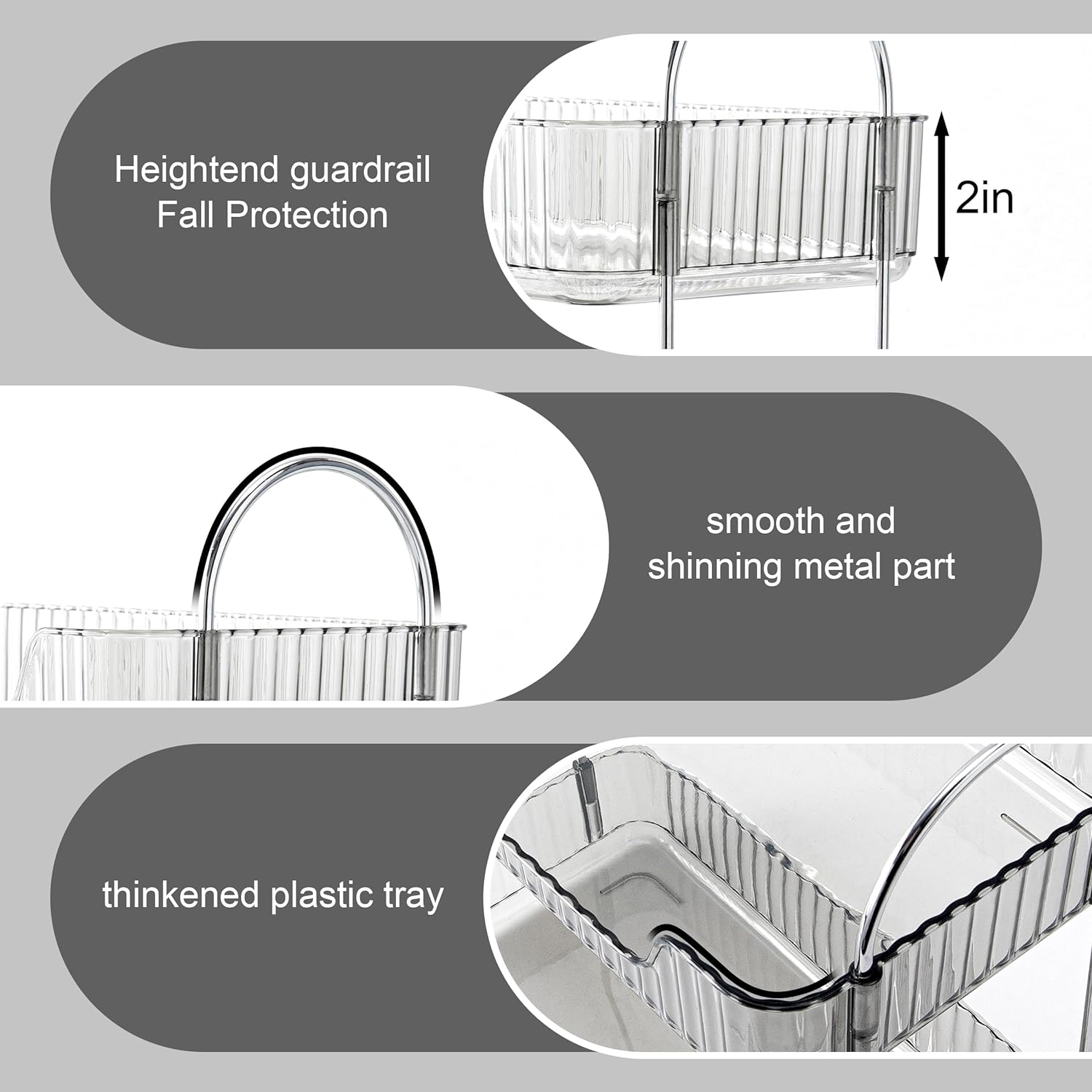 Bathroom Countertop Organiser - Amber
