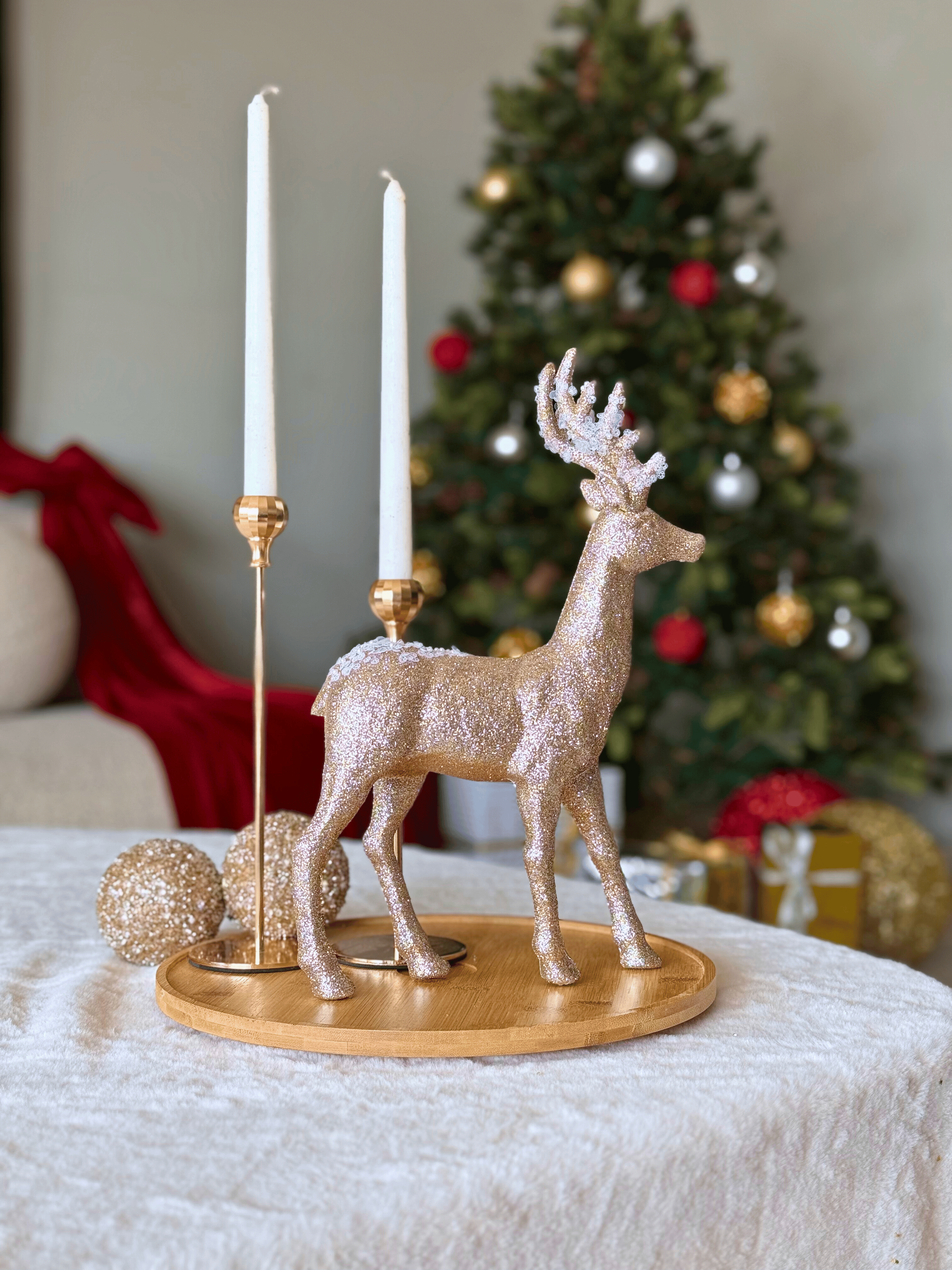 Christmas Holly Reindeer