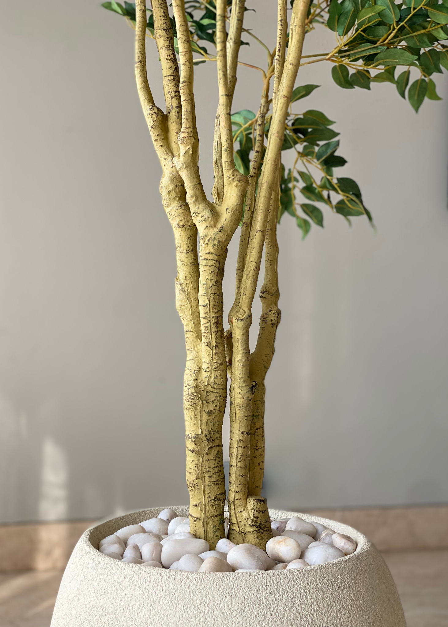 Tropical Ficus Artificial Tall Plant - 6.5 Feet